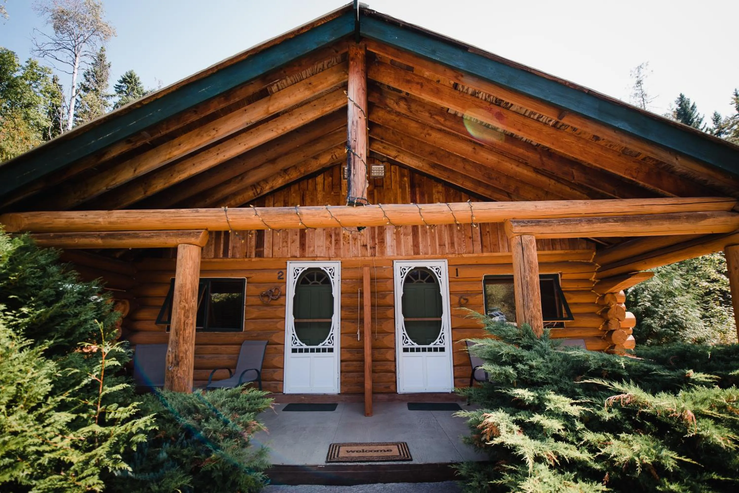 Facade/entrance in Cedar Haven Cabins and Resort
