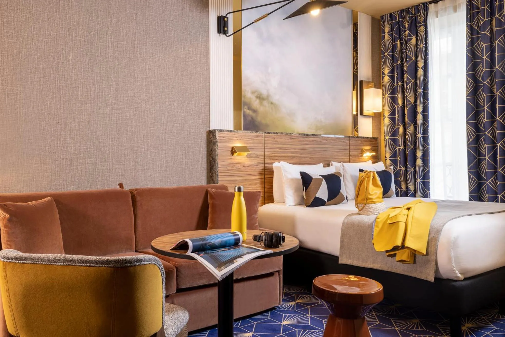 Bedroom, Bed in Hotel Le Rocroy