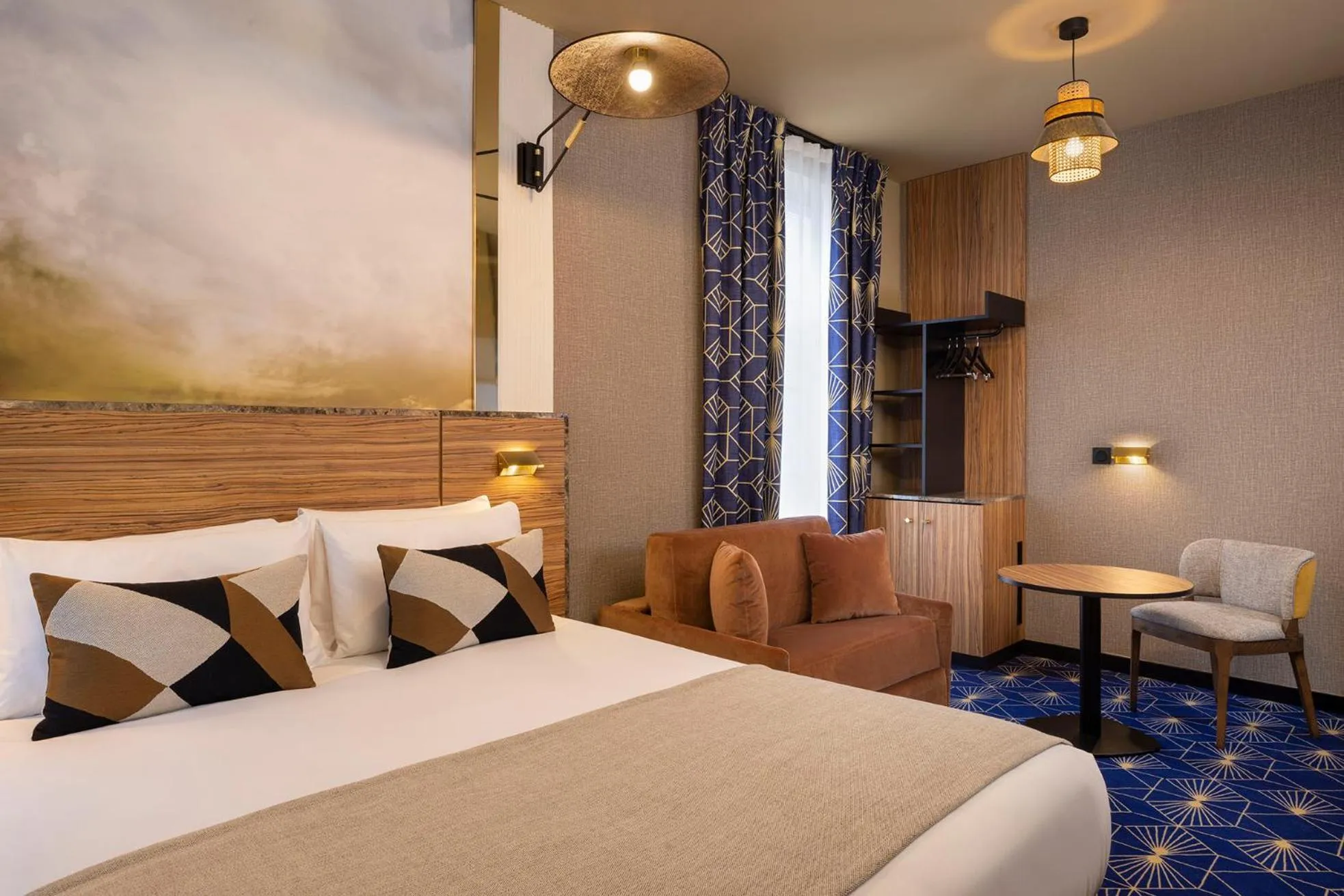 Bedroom, Bed in Hotel Le Rocroy