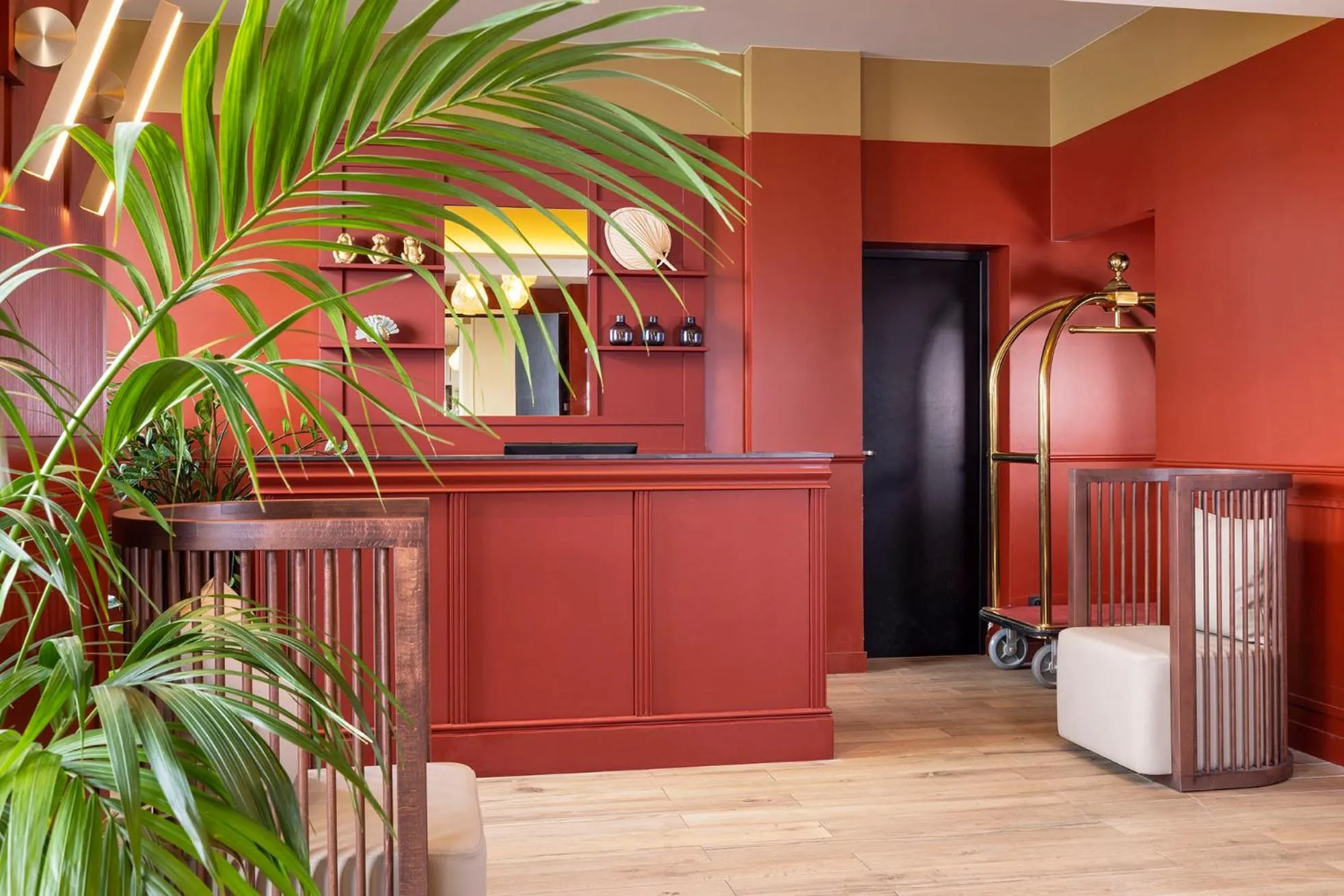 Lobby or reception in Hotel Le Rocroy