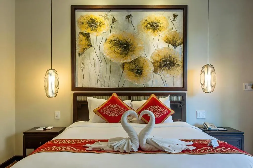 Bed in Hoi An Field Boutique Resort & Spa
