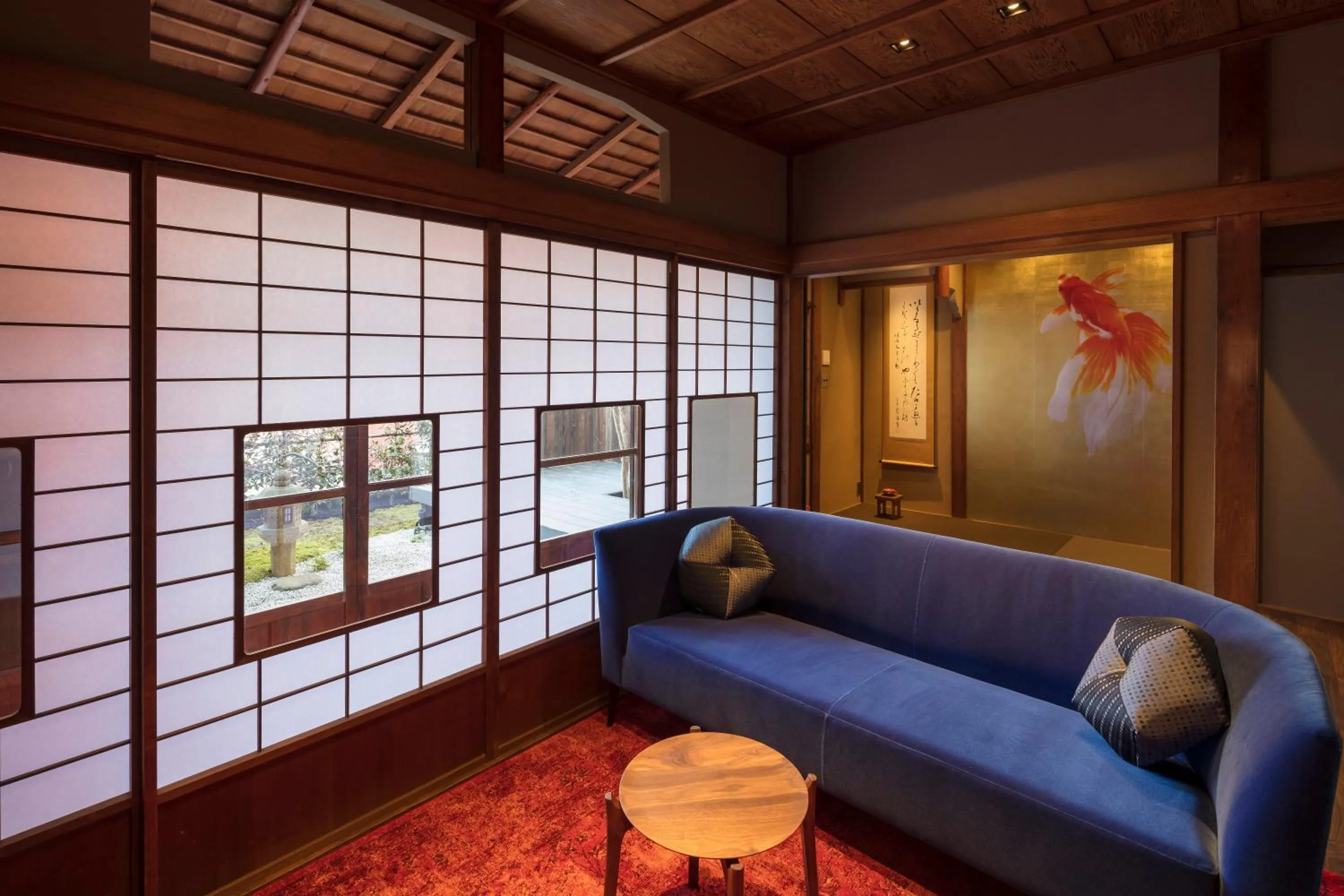Living room in Hikoso-machi Kin no Ma