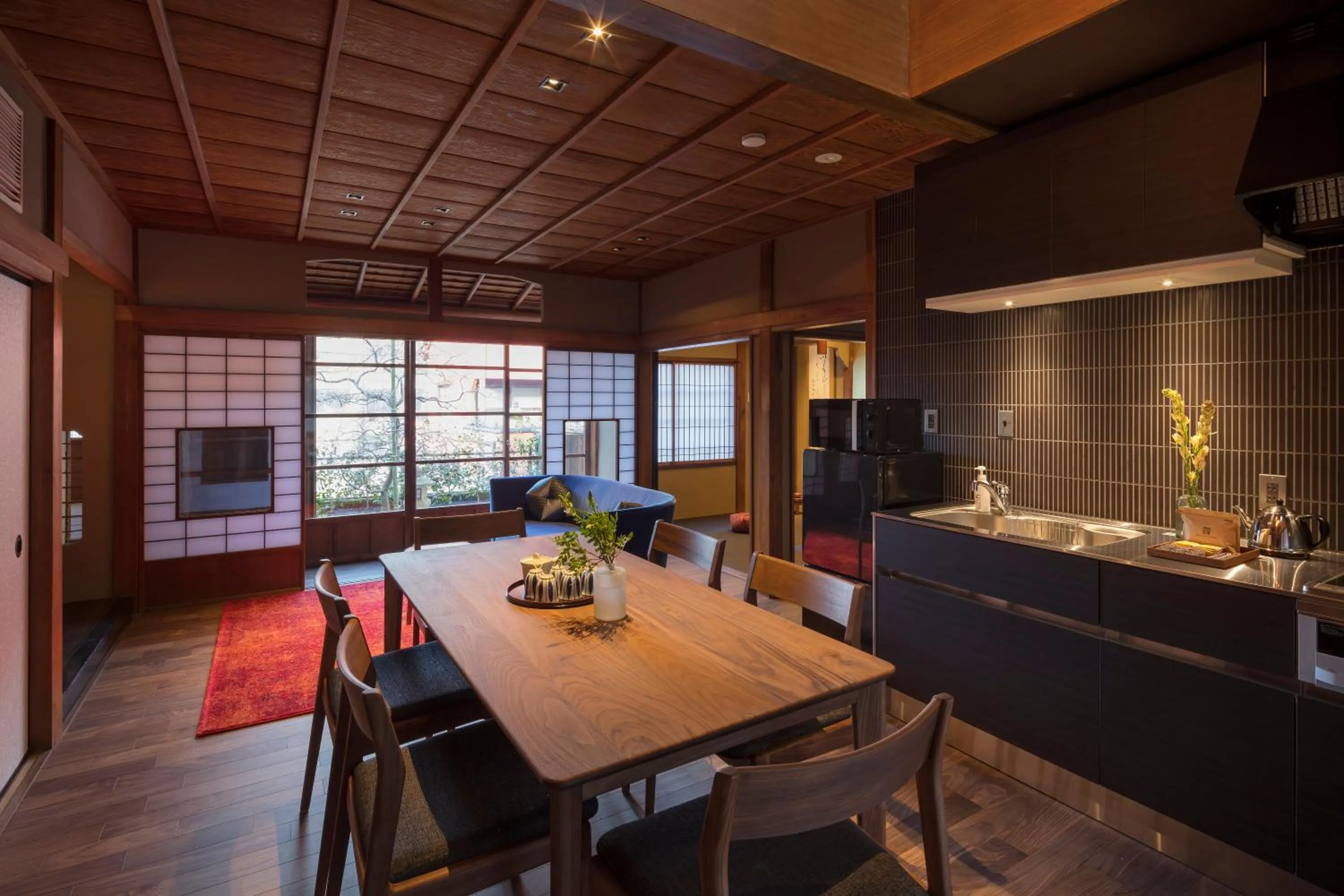 Kitchen or kitchenette in Hikoso-machi Kin no Ma