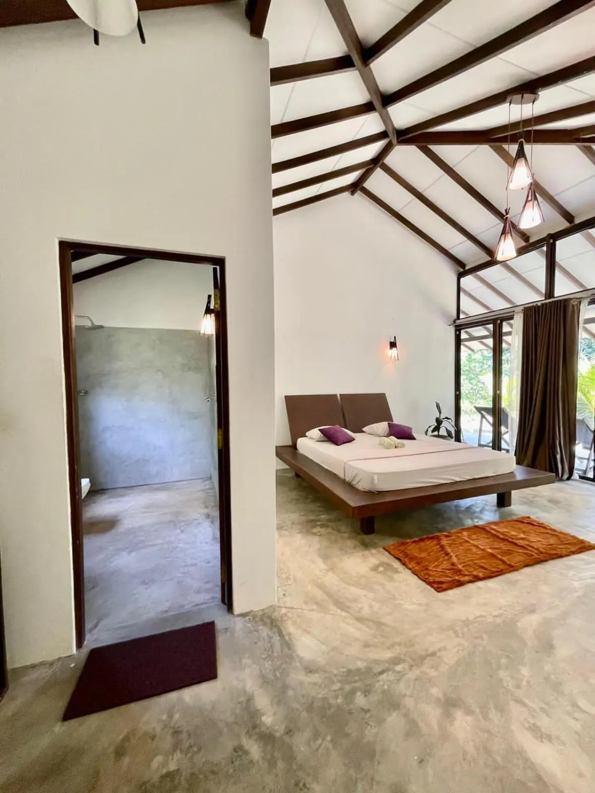 Bed in Neem Jay Beach Resort