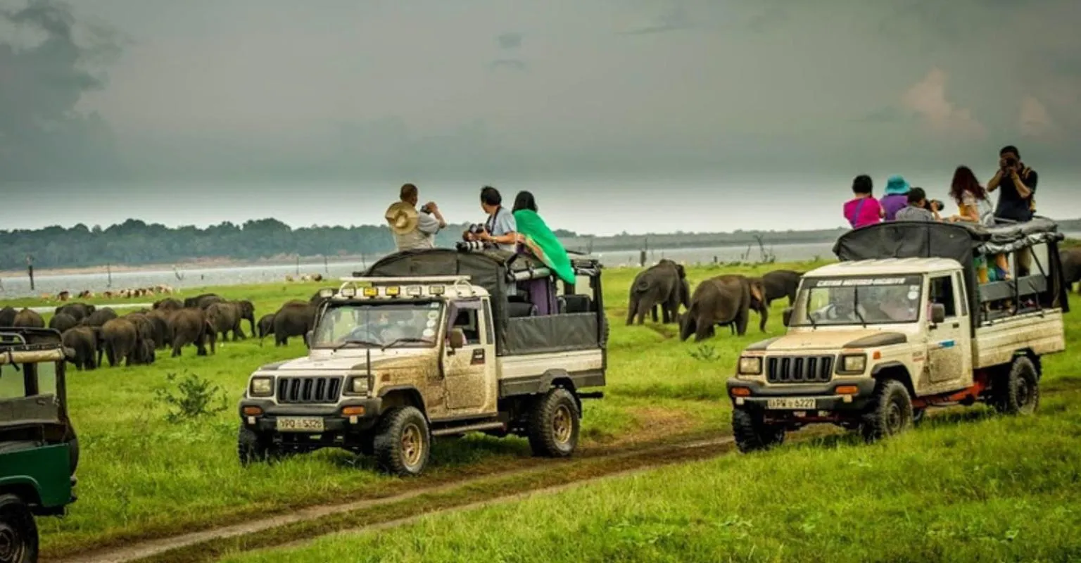 People in Neem Jay Beach Resort