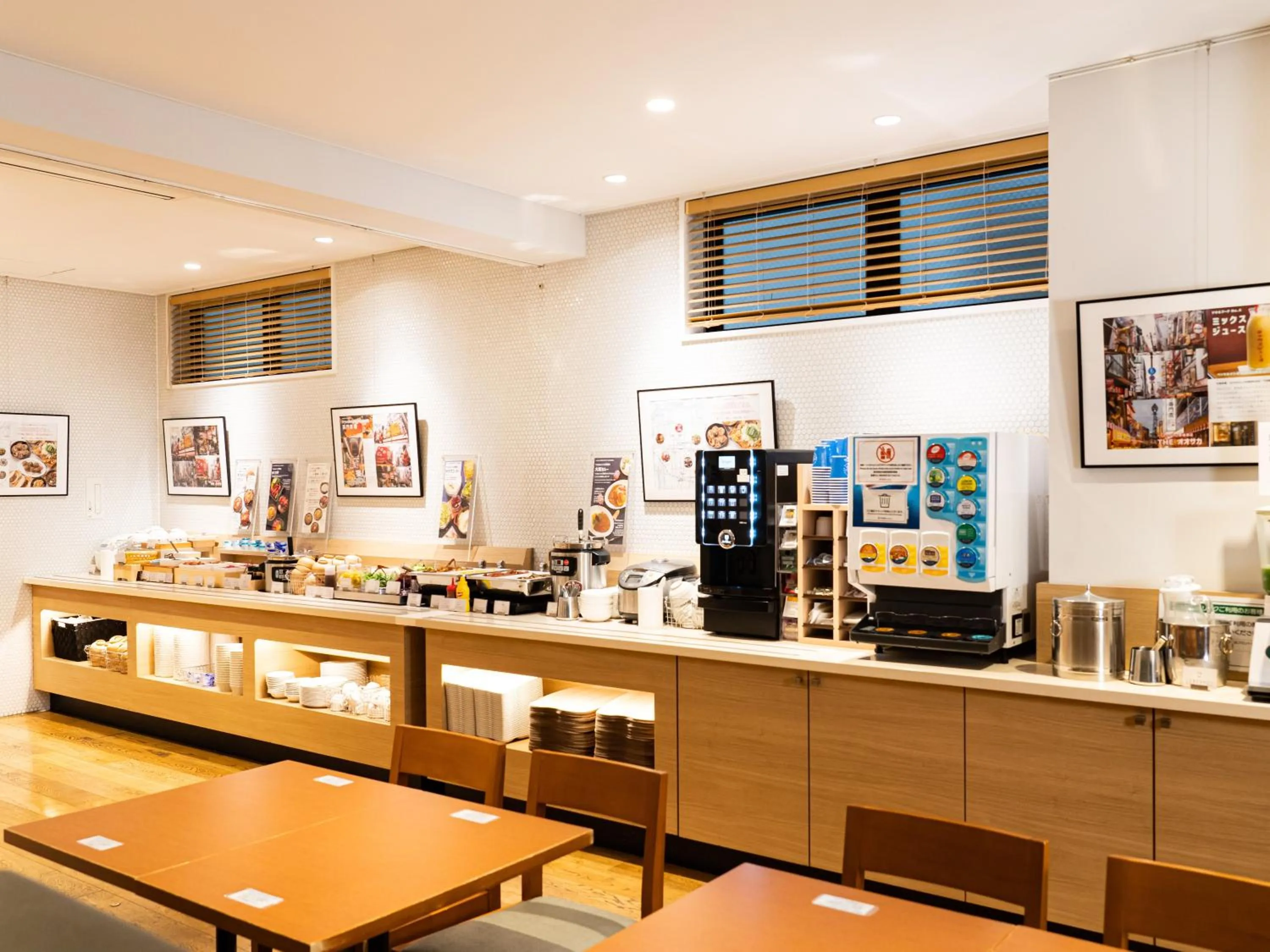 Food and drinks in Vessel Inn Shinsaibashi