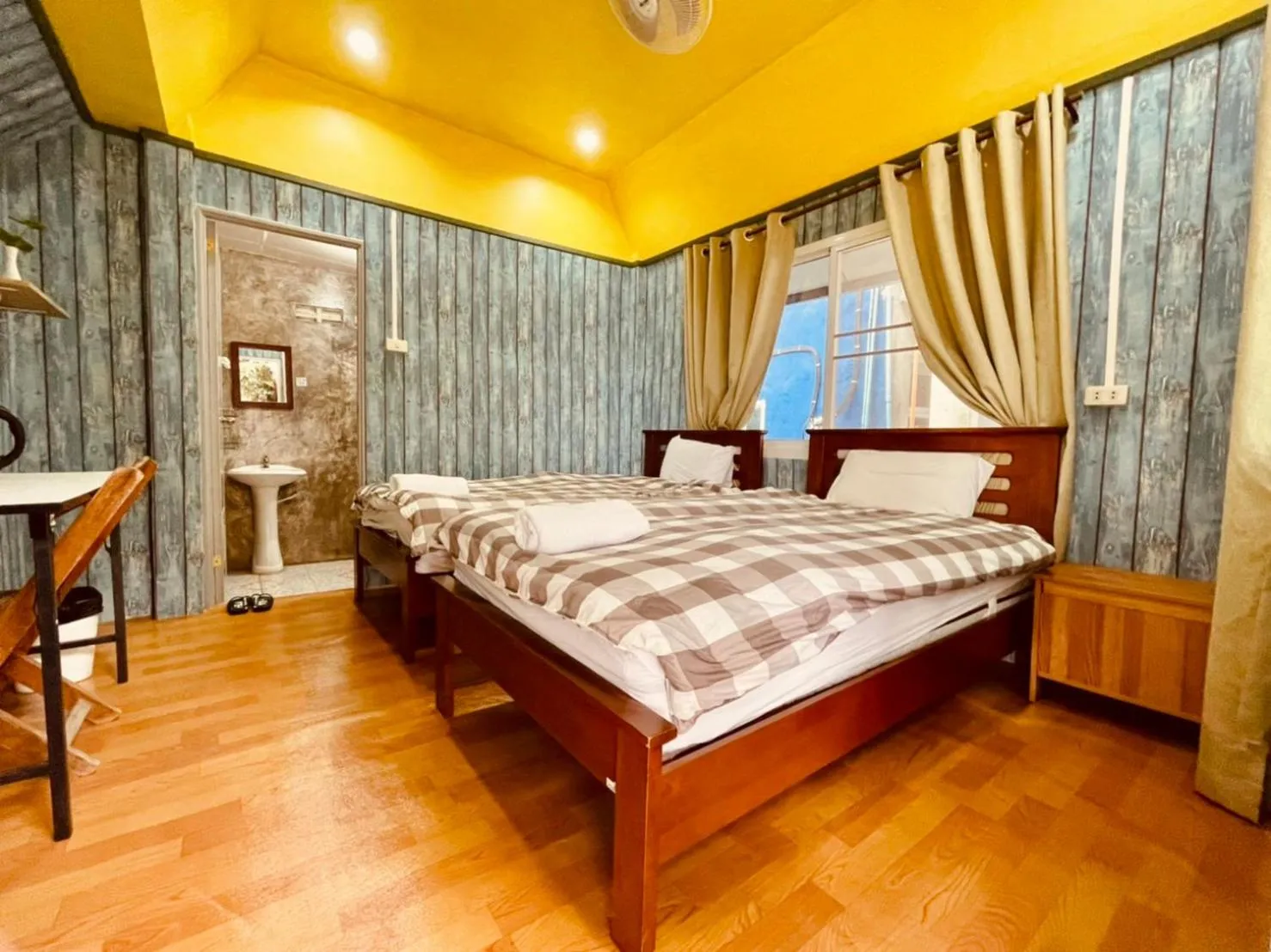 Bed in Shin Sane Guest House