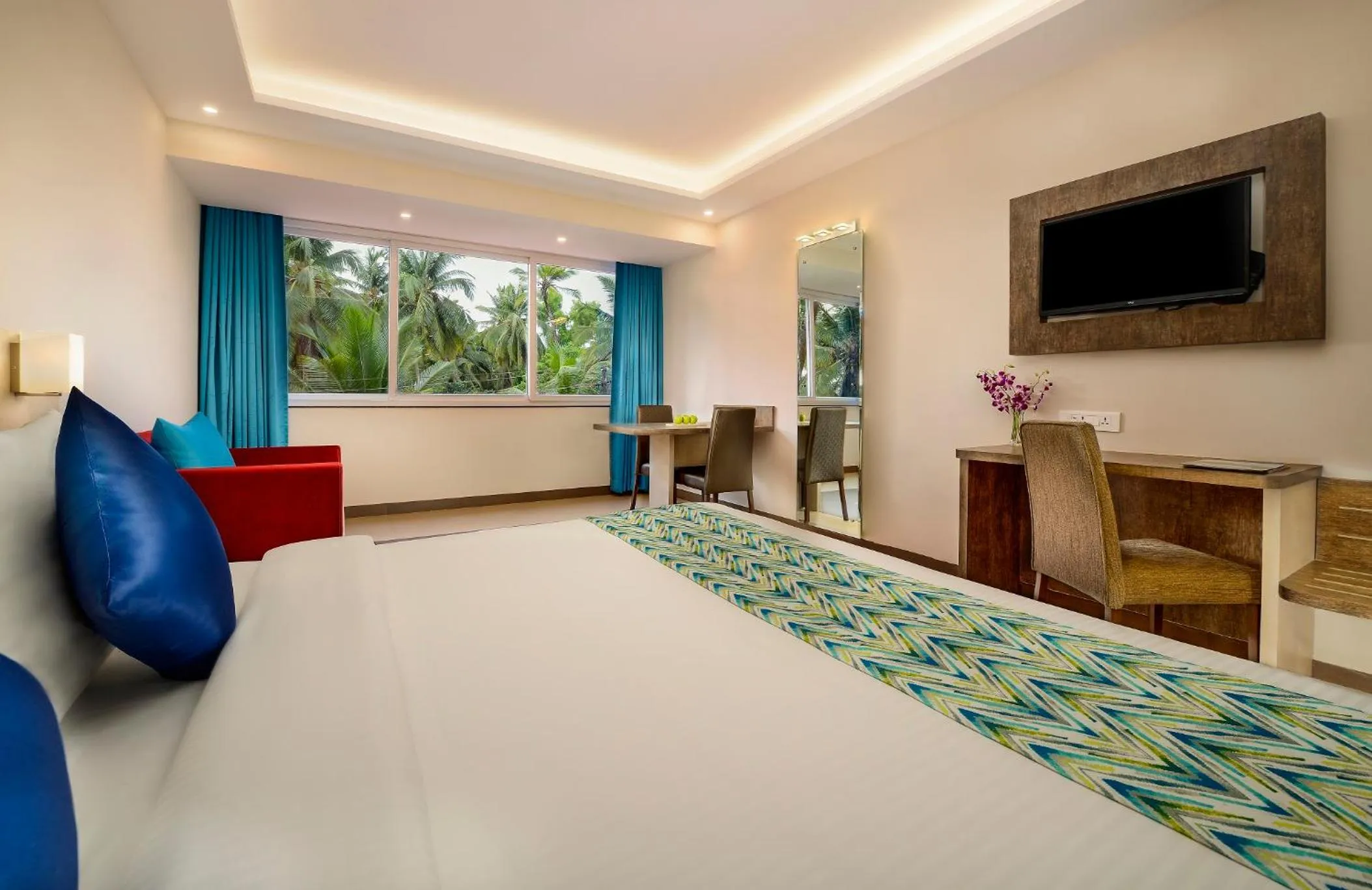 Bedroom, Bed in Sterling Goa Varca
