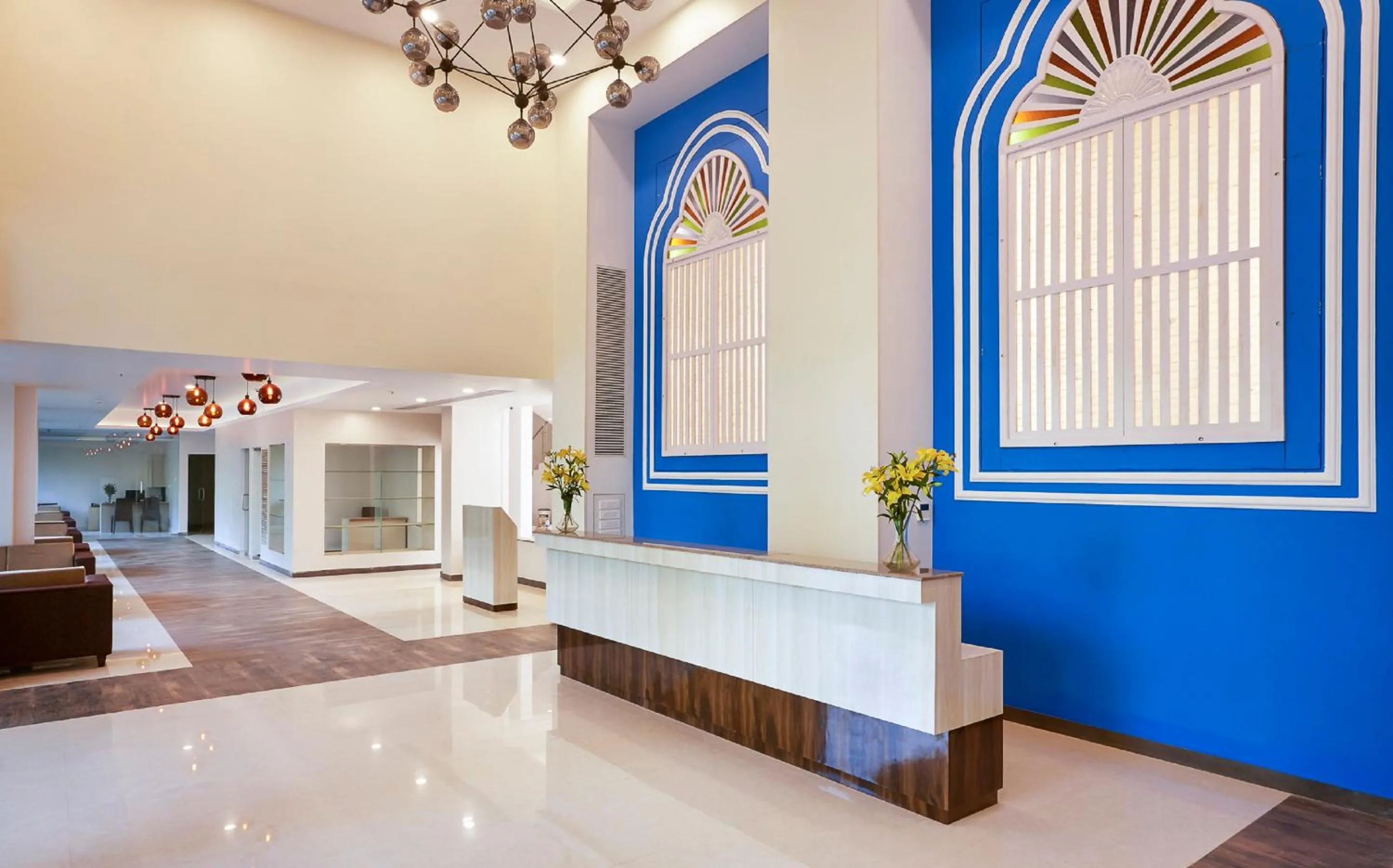 Lobby or reception in Sterling Goa Varca