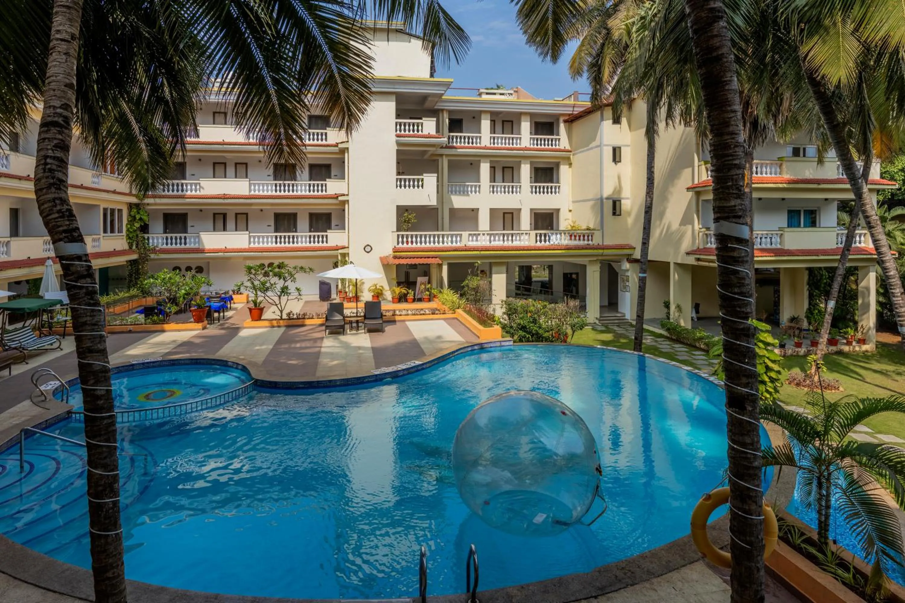 Pool view in Sterling Goa Varca