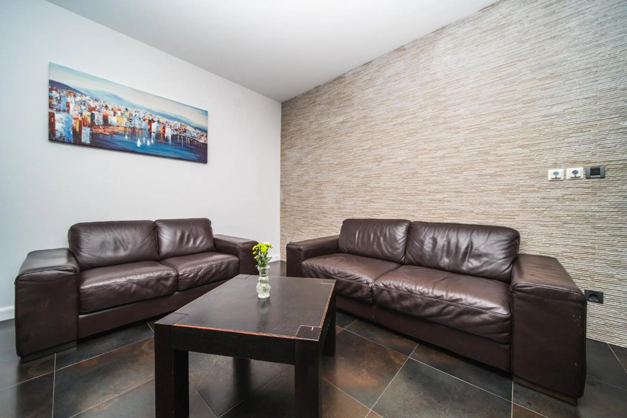 Living room in Pervanovo Apartments with Free Parking