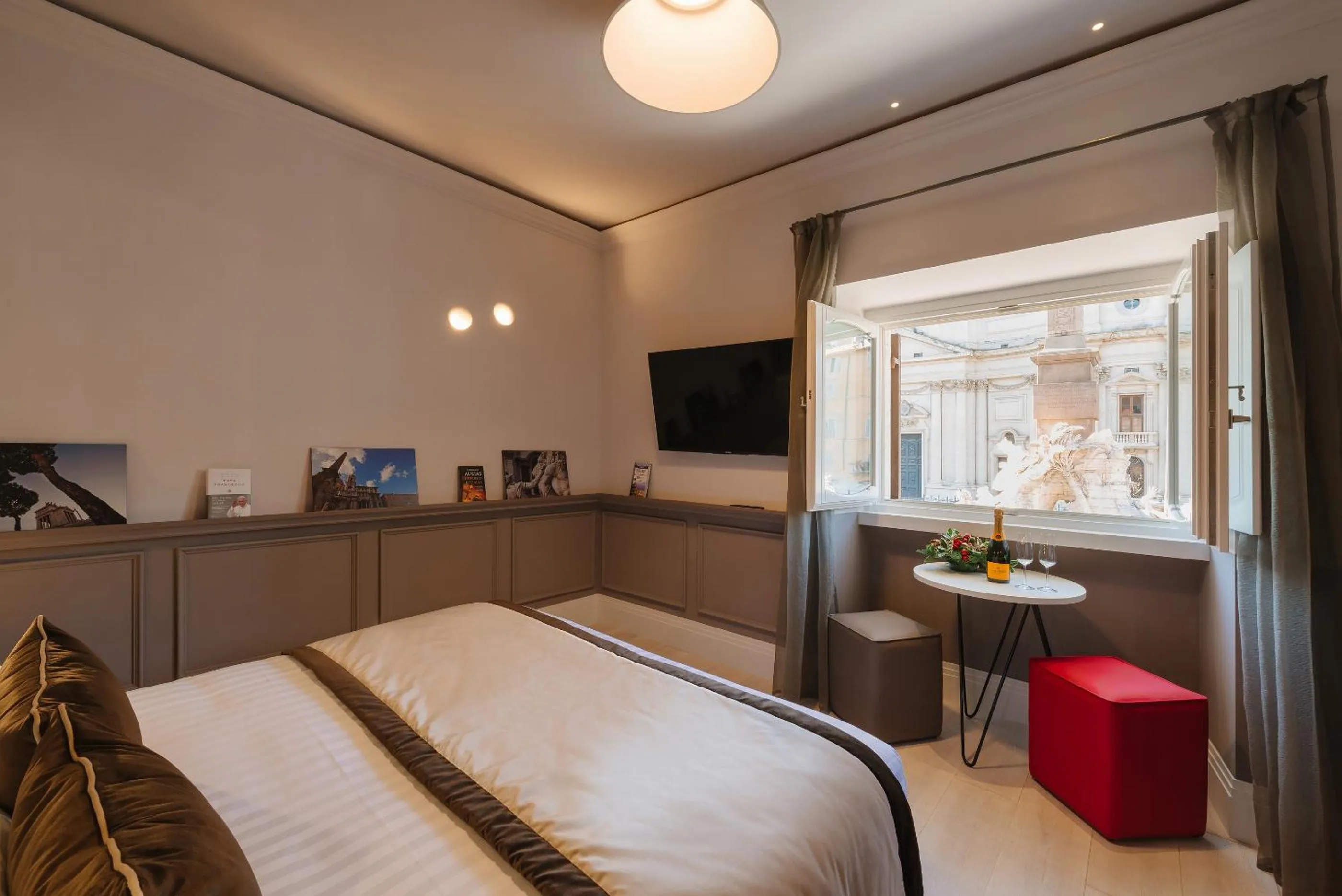 View (from property/room), Bed in Rhea Silvia Luxury Navona