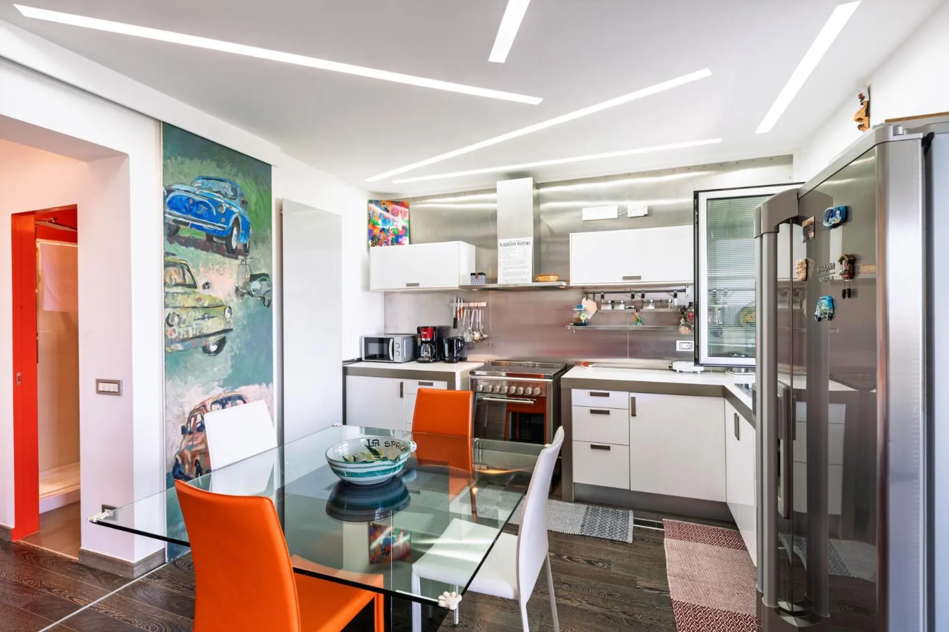 kitchen in The Loft Via Torricella