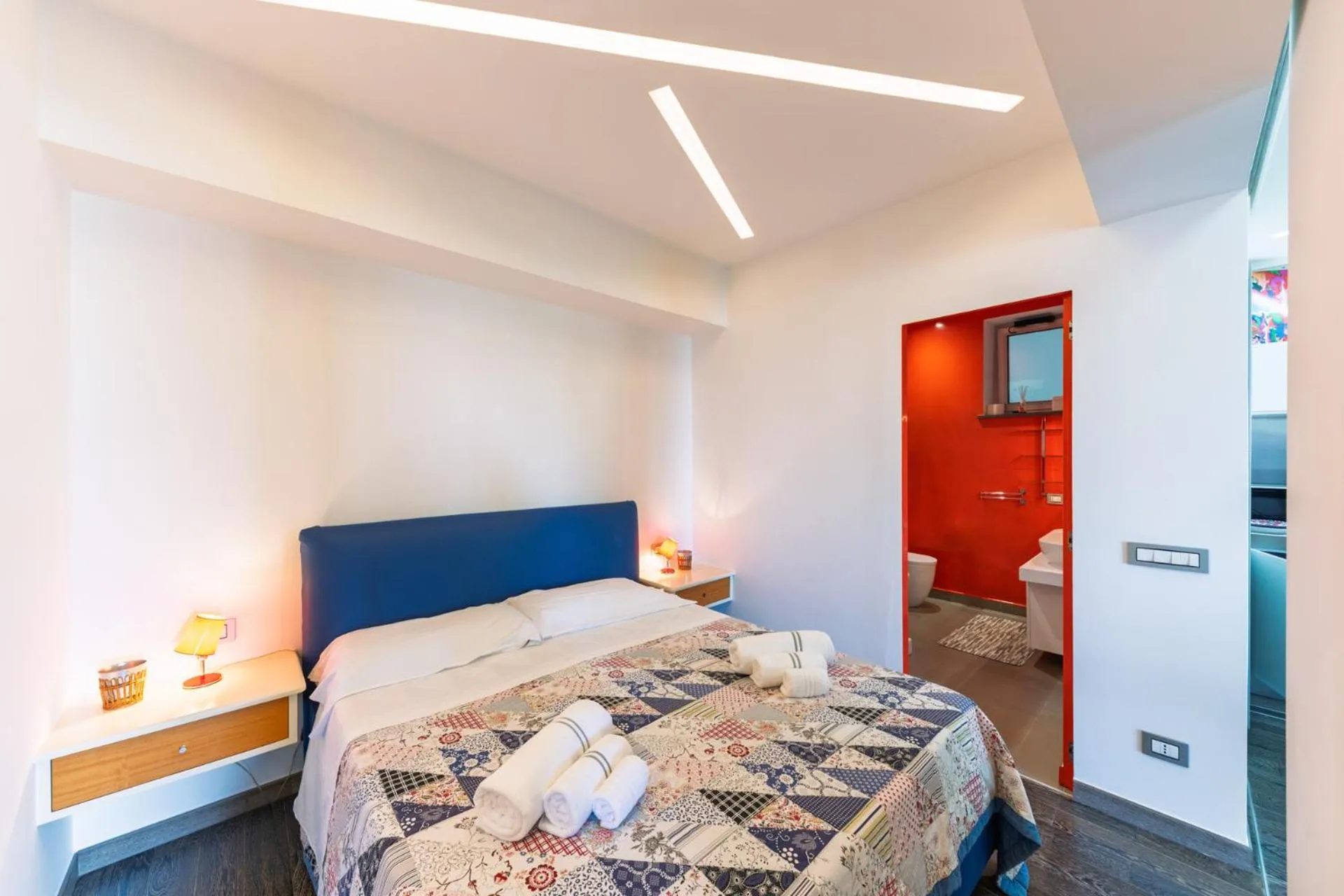 Bedroom, Bed in The Loft Via Torricella