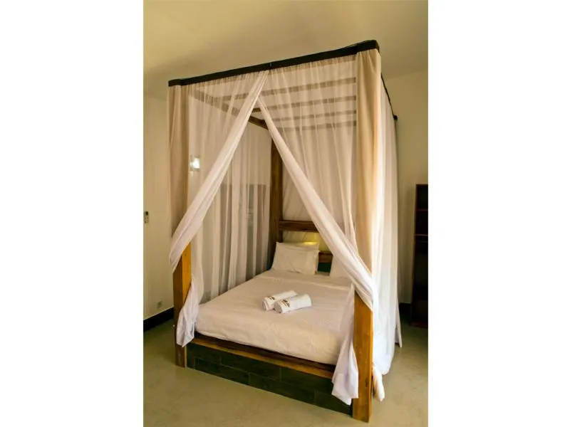 Bed in Gili Air Bungalows