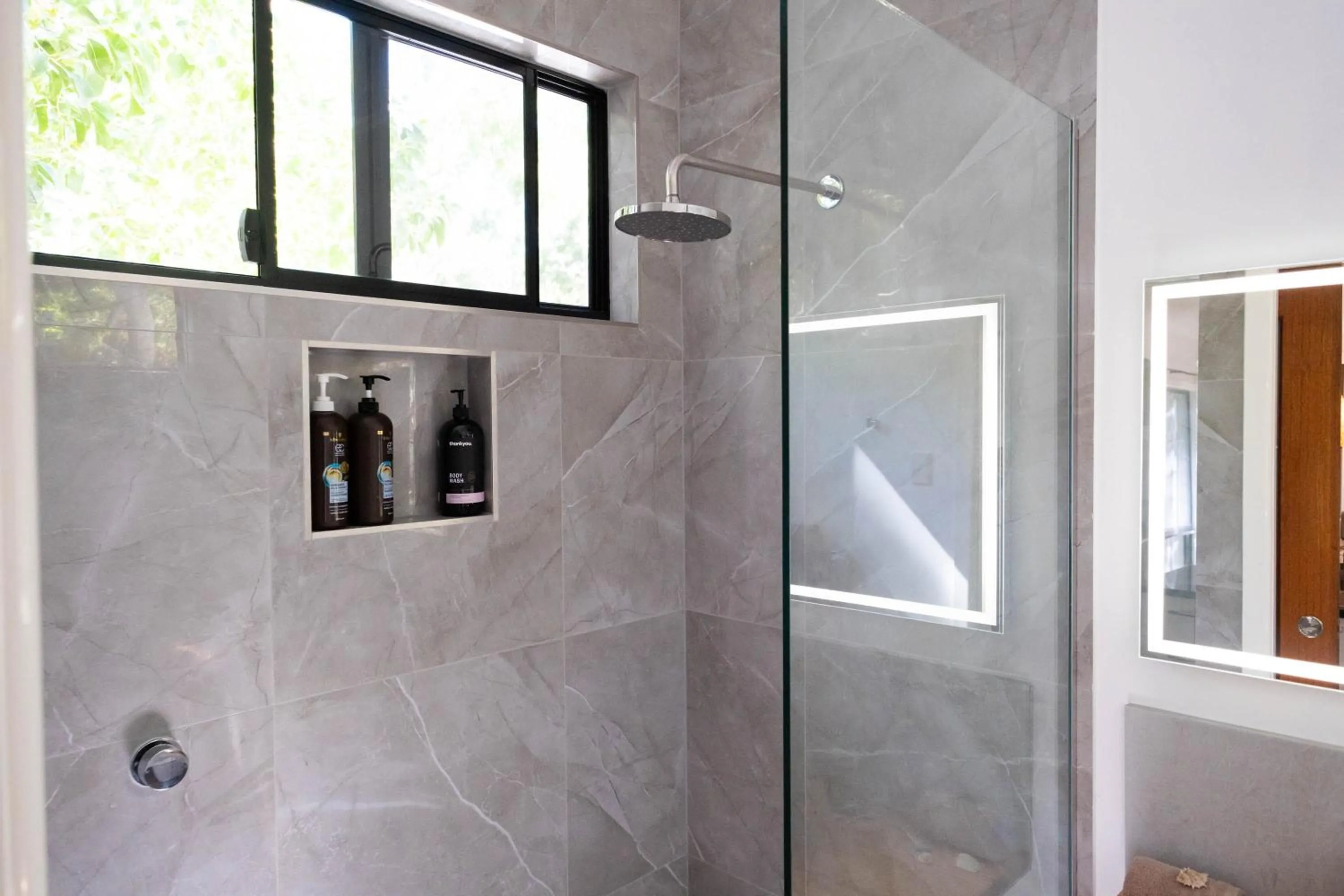 Shower in Airlie Beach Eco Cabins - Adults Only