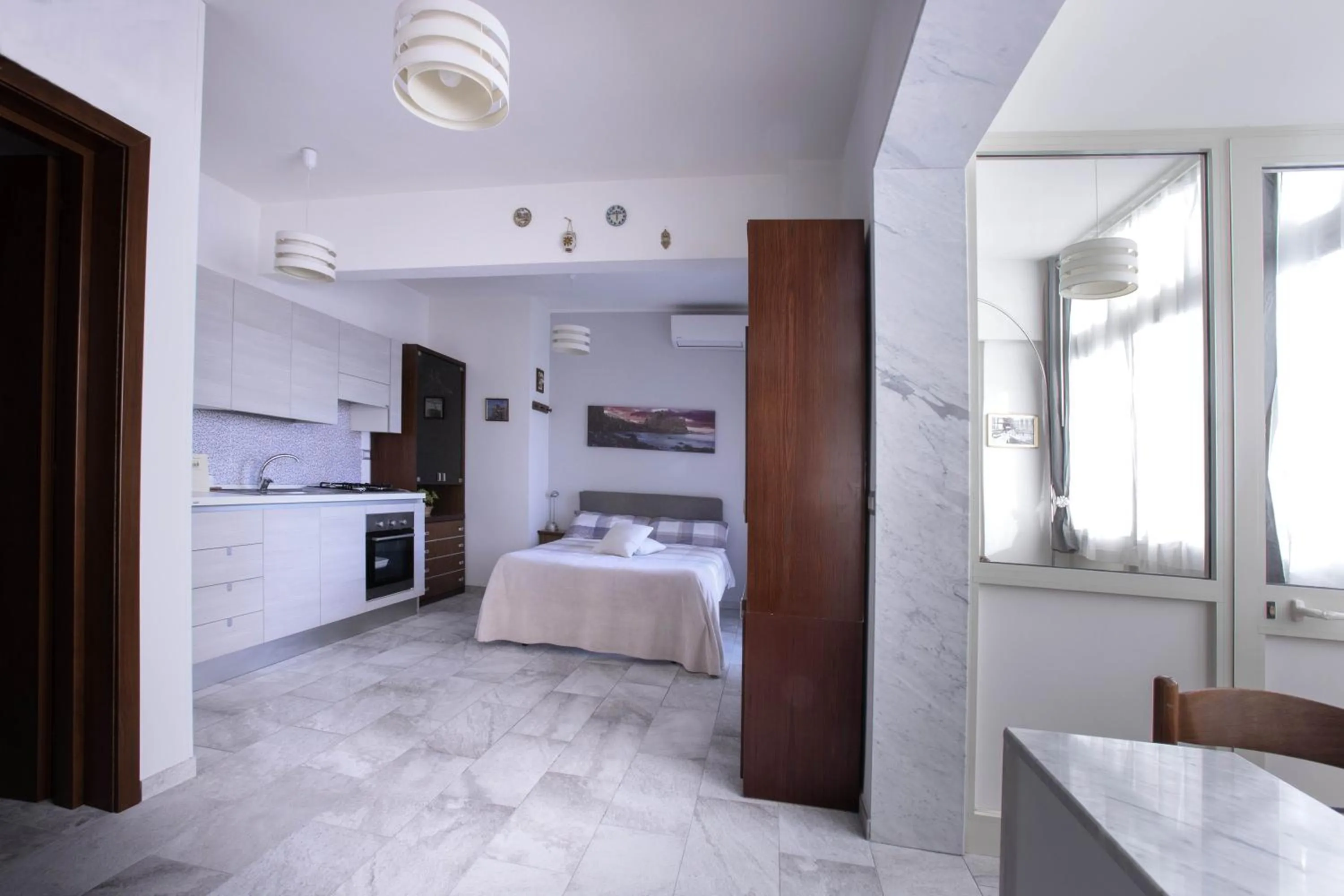 Bed in Etna Sea House