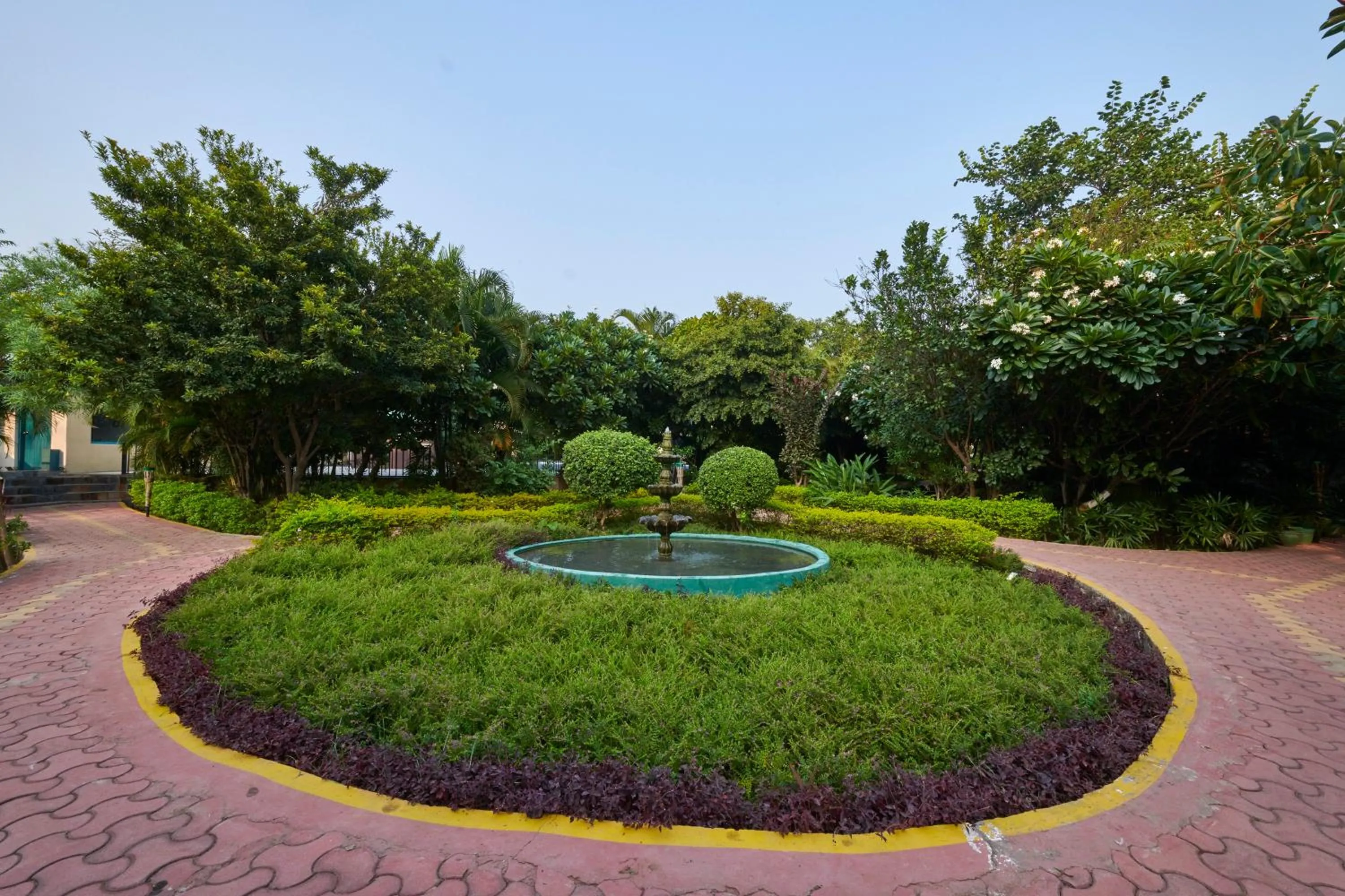 Garden view in Aacorn Hideaway Resort & Spa