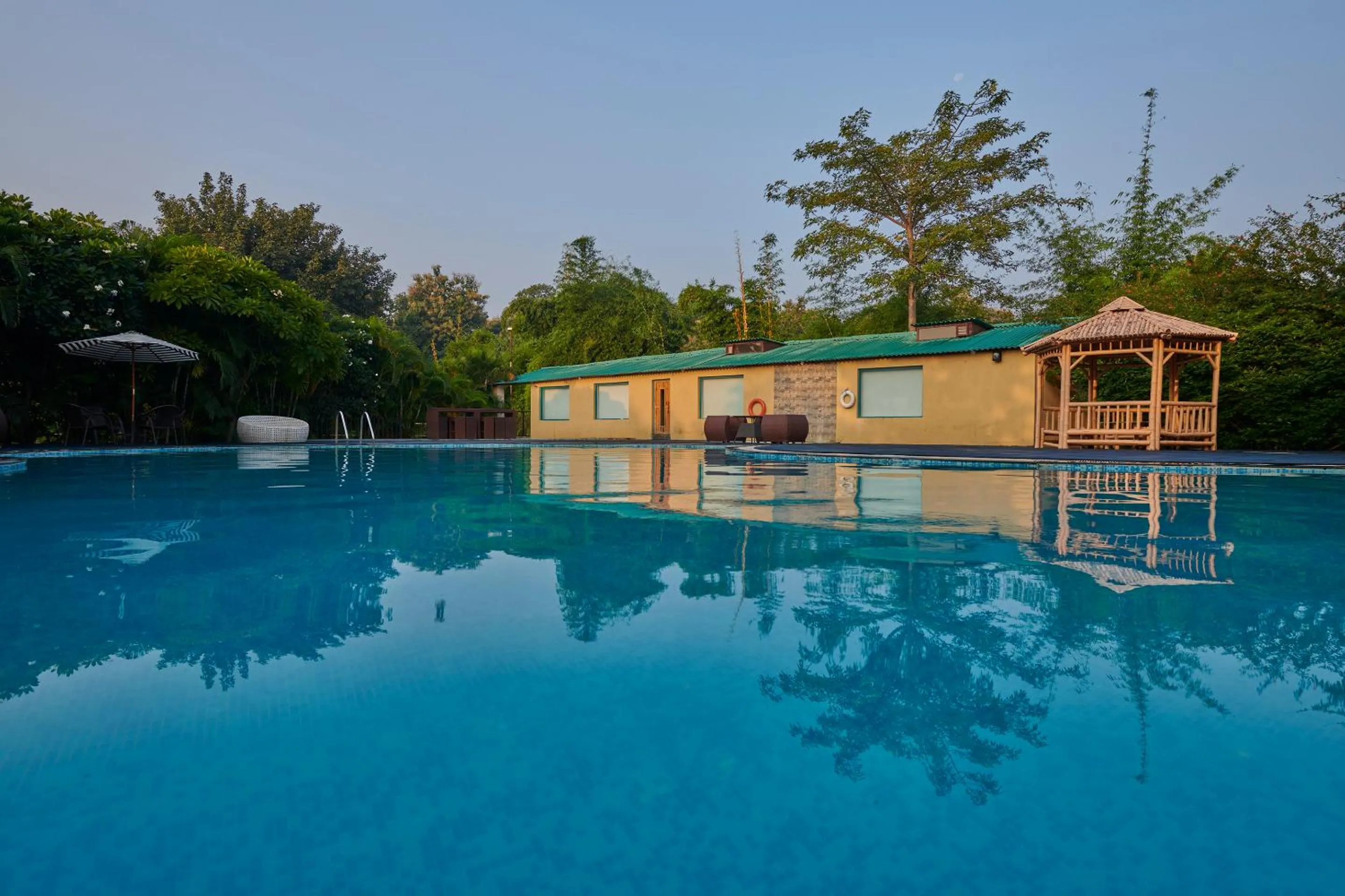 Pool view in Aacorn Hideaway Resort & Spa