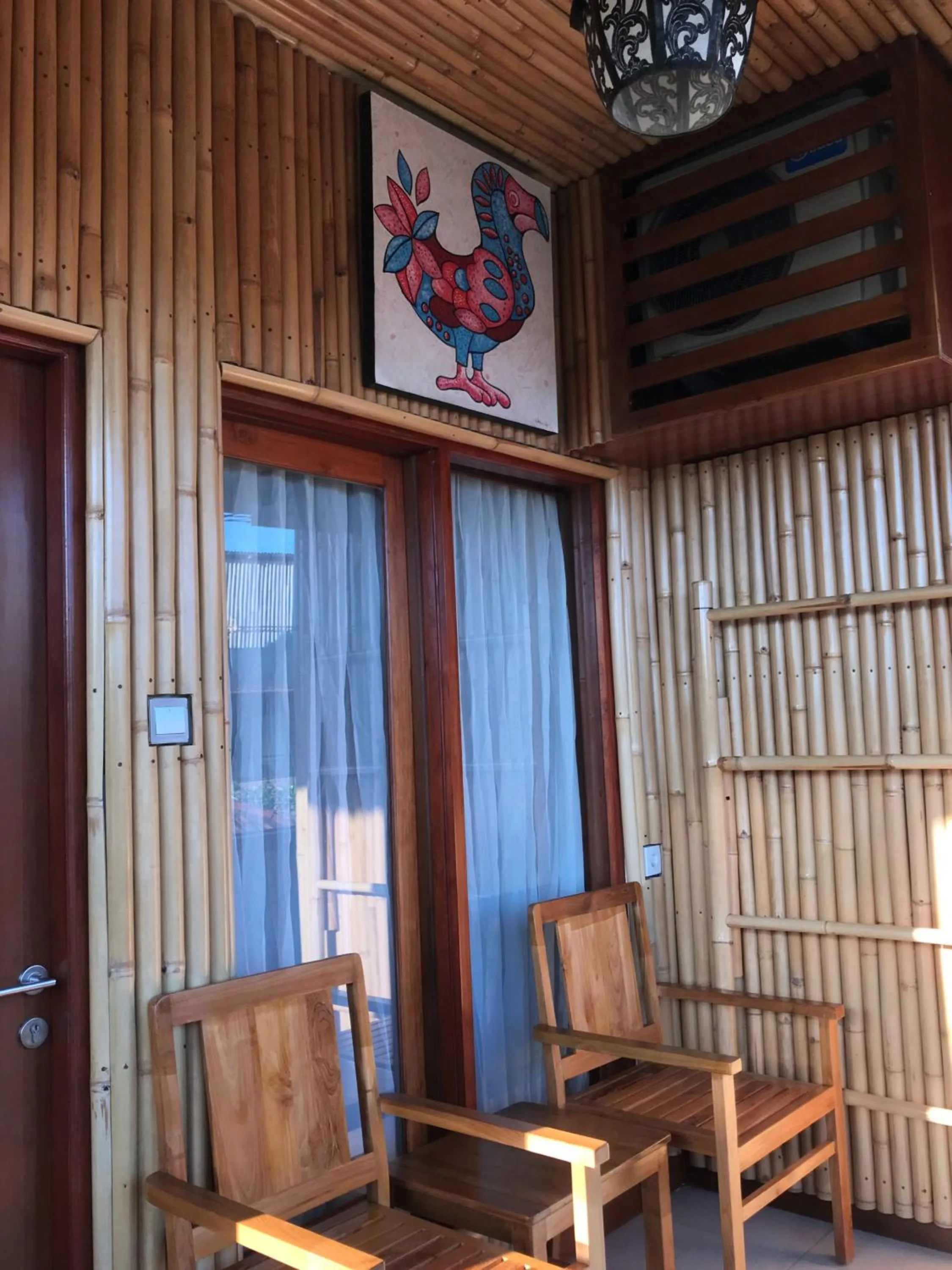 Seating area in Seahouse Bali Indah Beach Inn