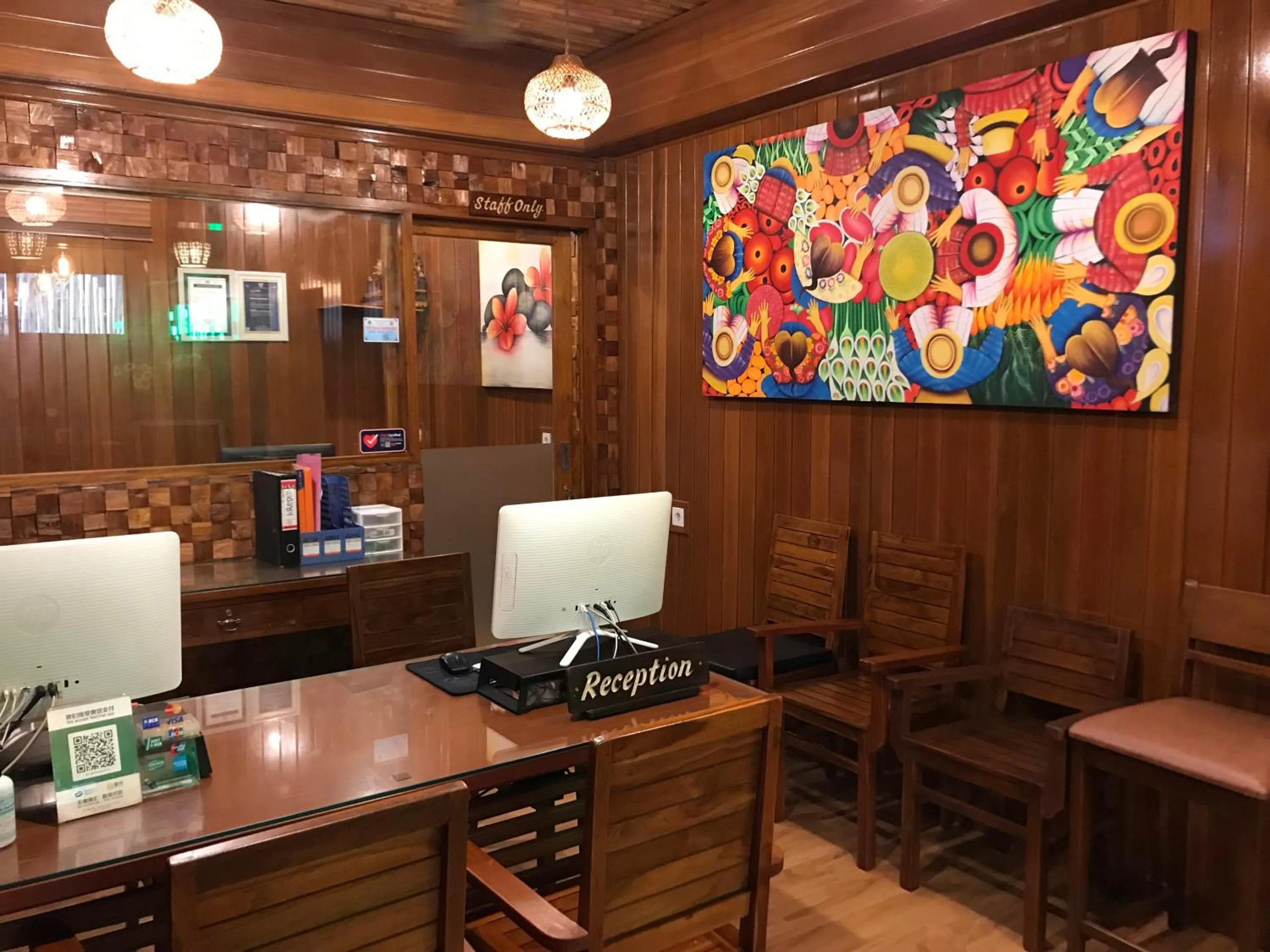 Lobby or reception in Seahouse Bali Indah Beach Inn