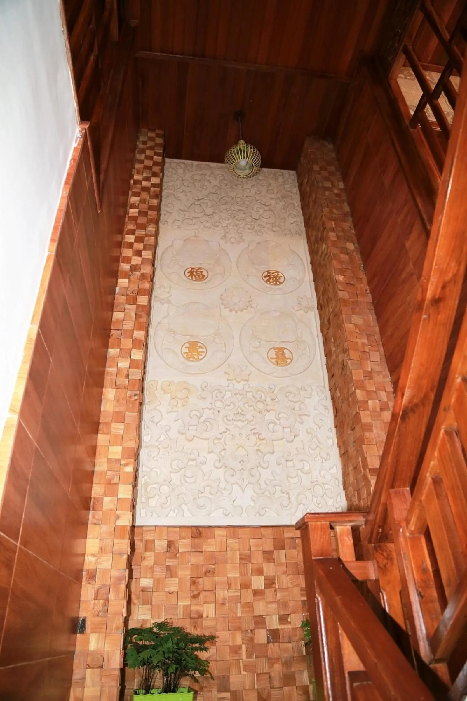 Decorative detail in Seahouse Bali Indah Beach Inn