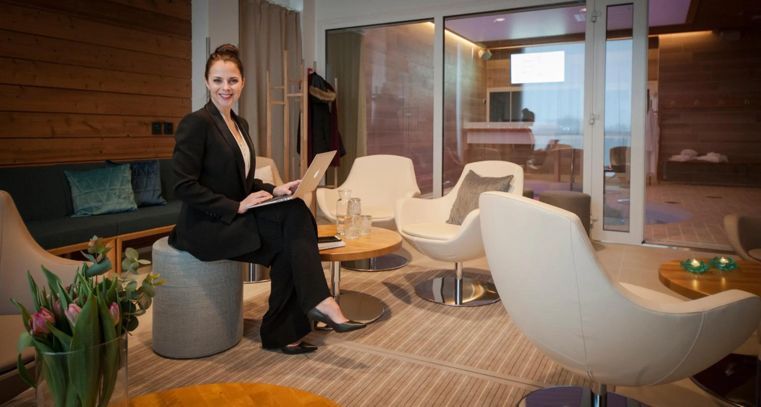 Lounge or bar in Hotel Aateli Hillside