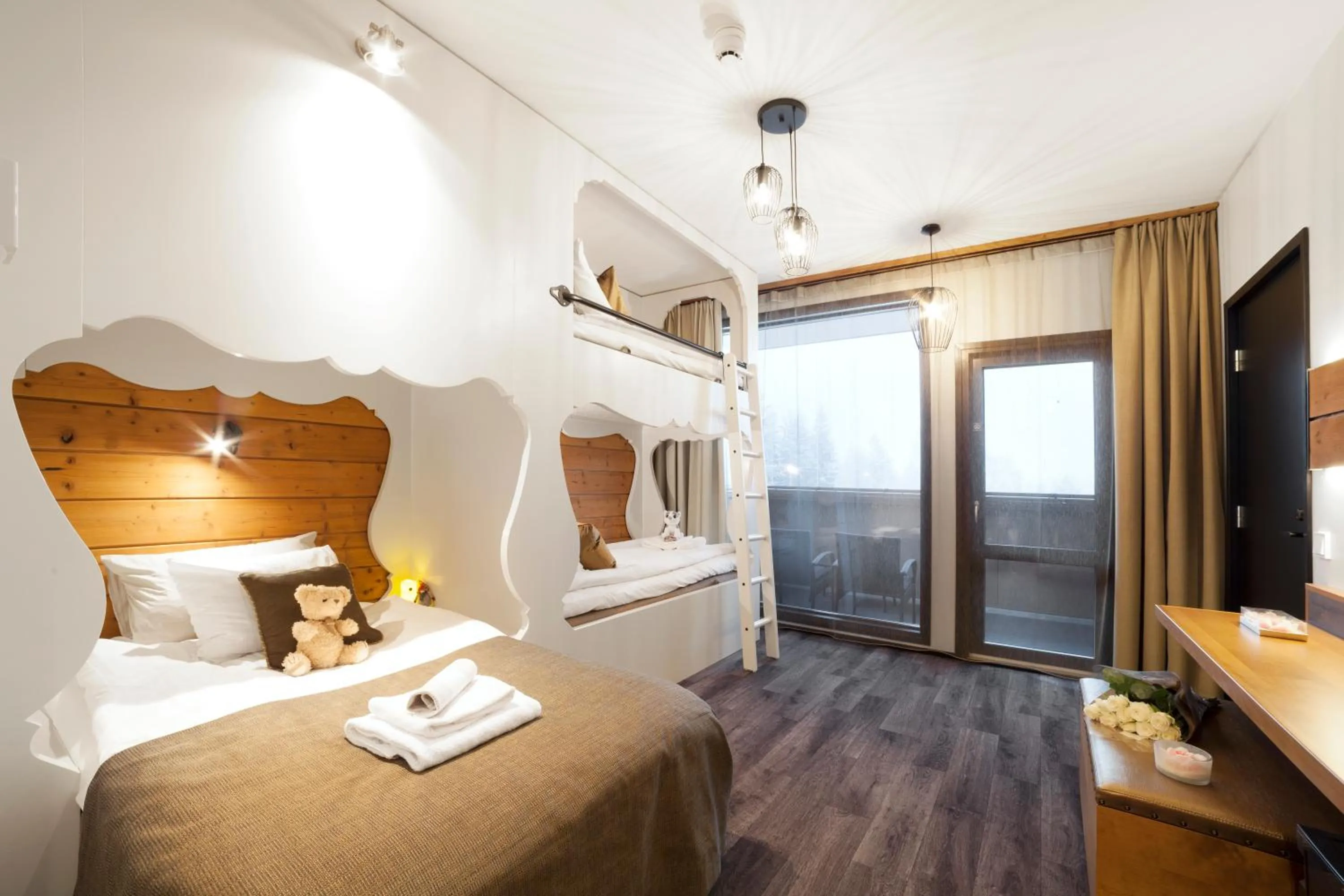 Bed in Hotel Aateli Hillside