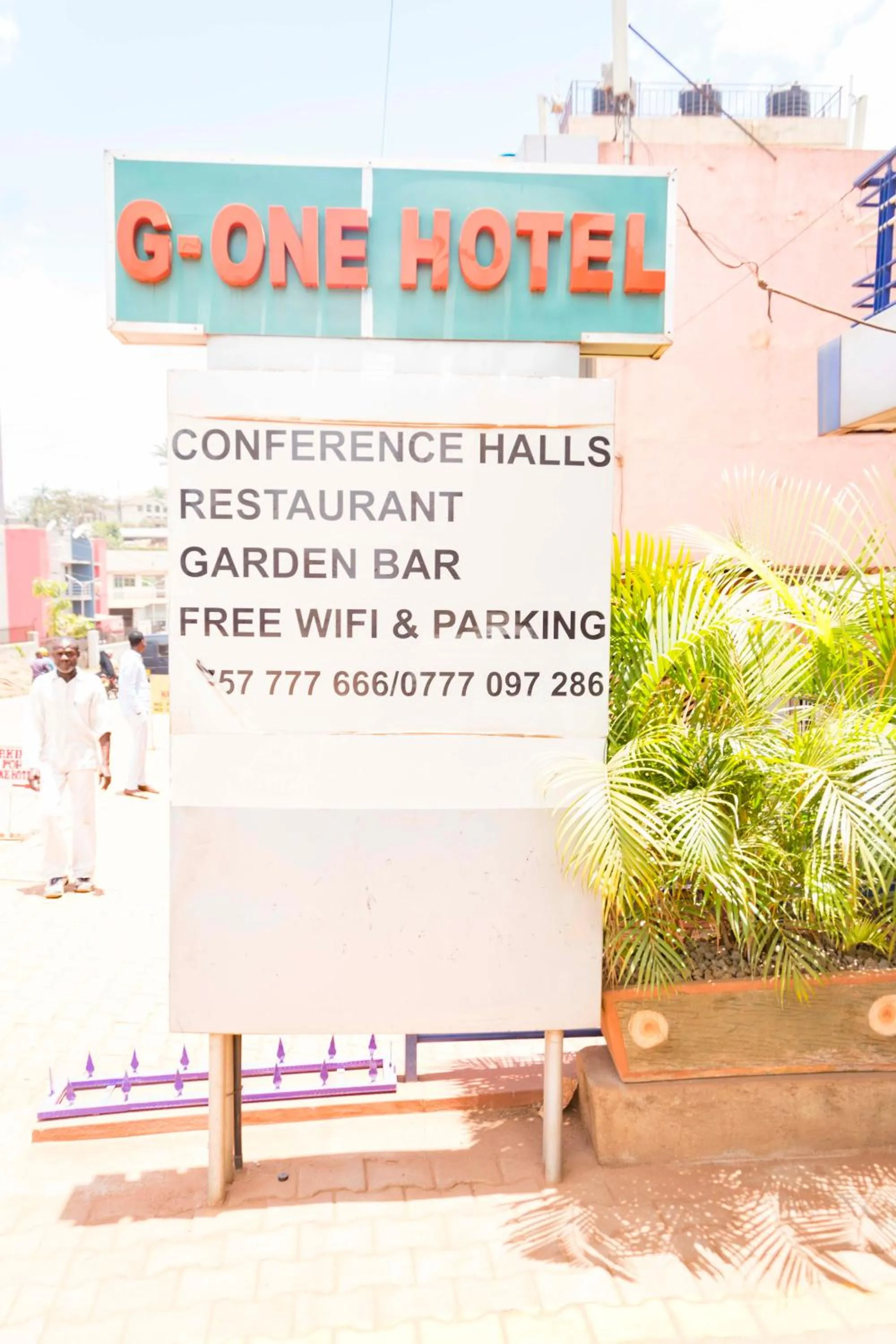 Property logo or sign in G-One Hotel Kampala