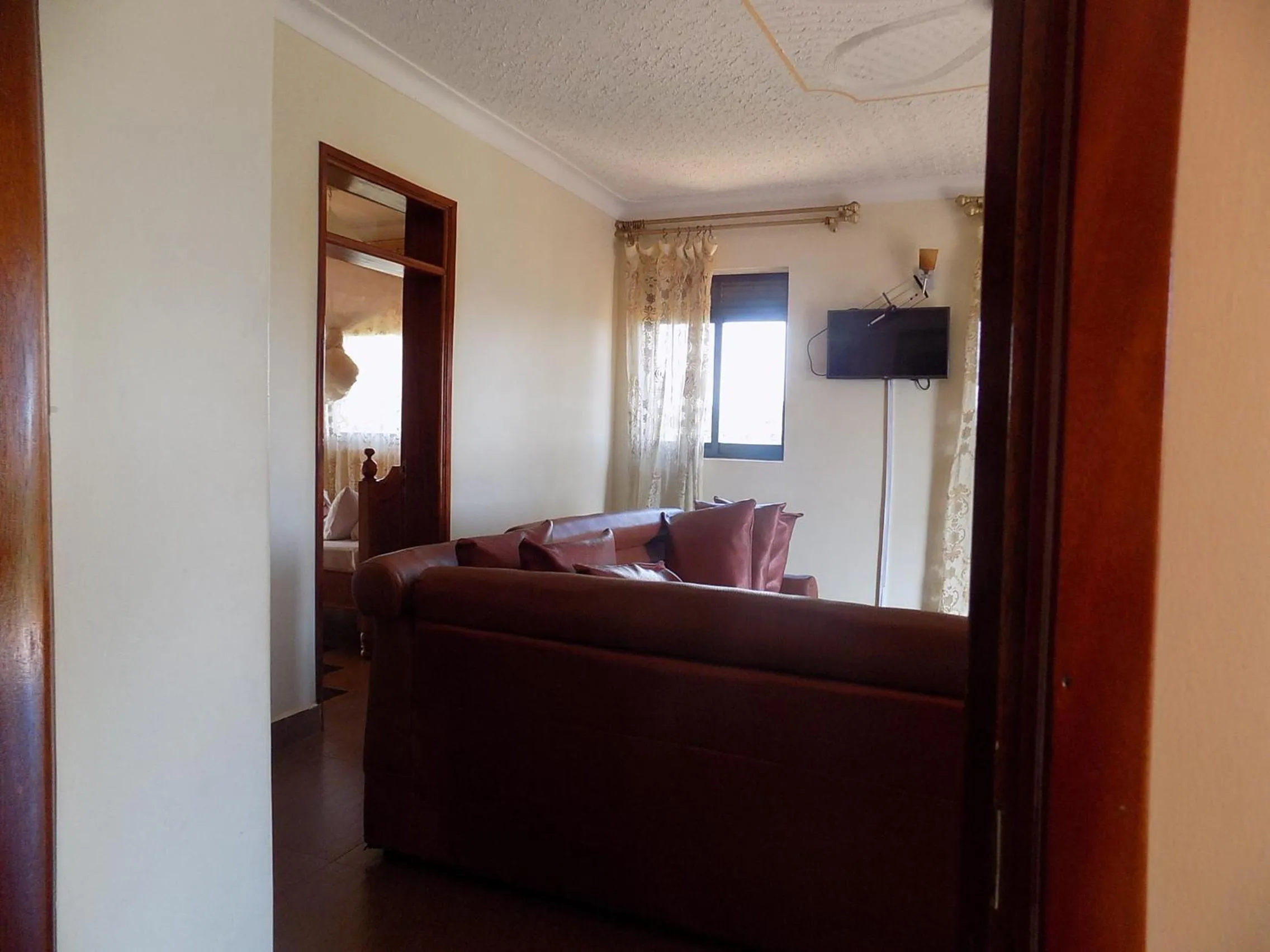 Living room in Olina Hotel and Apartments Kampala