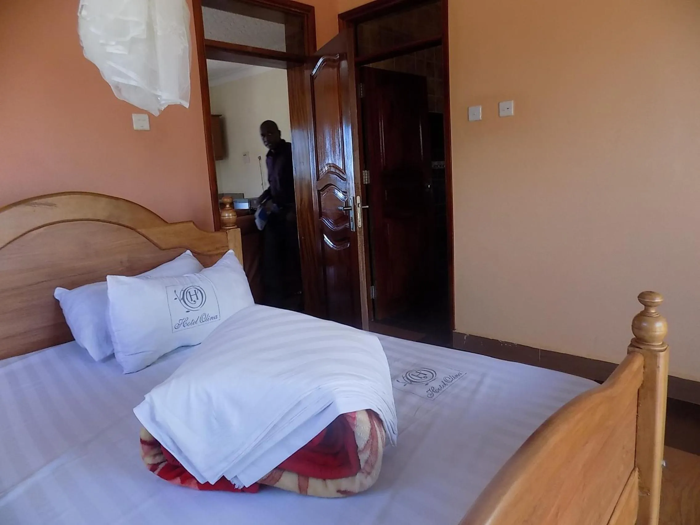Bedroom in Olina Hotel and Apartments Kampala