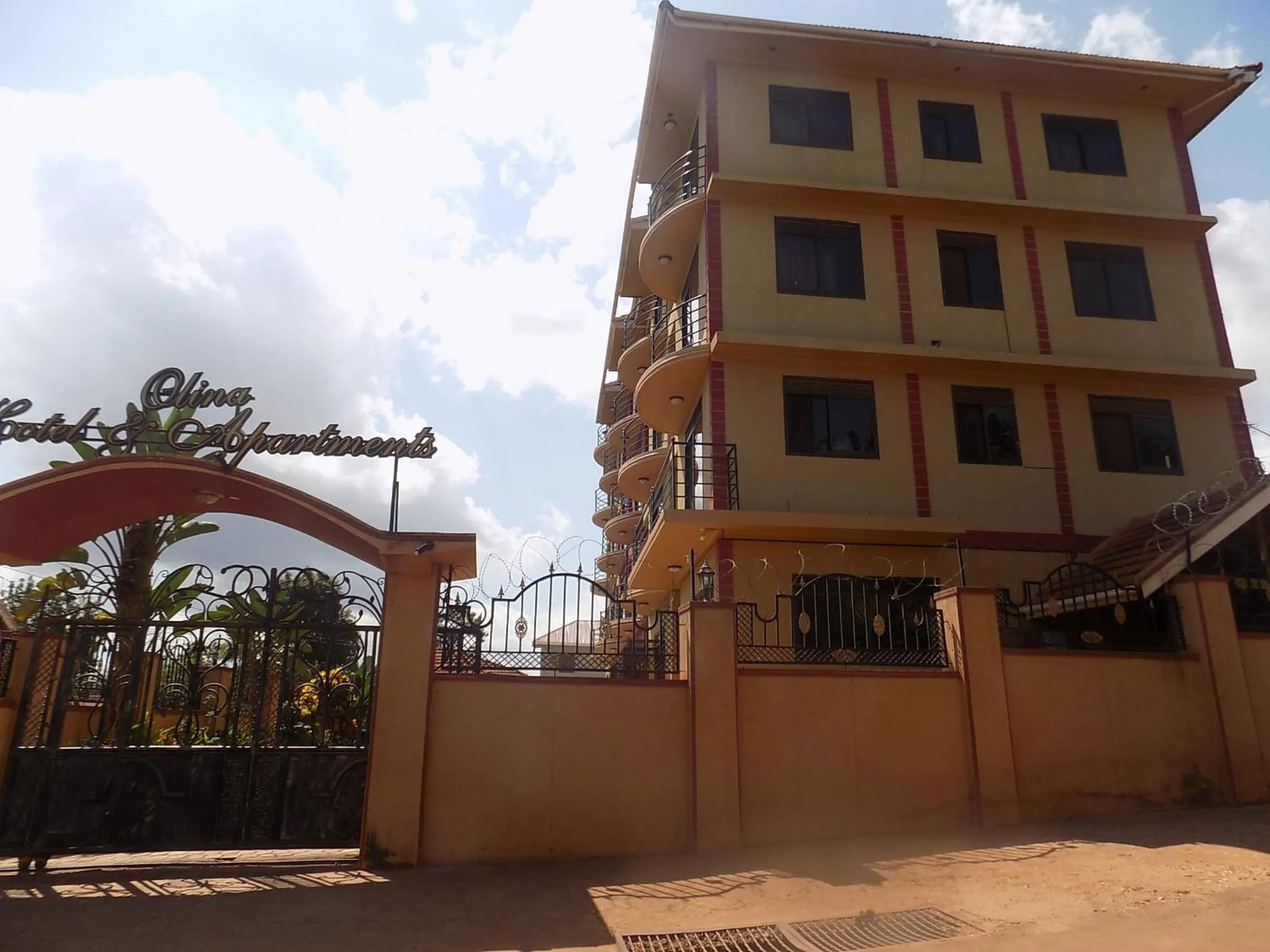 Facade/entrance in Olina Hotel and Apartments Kampala