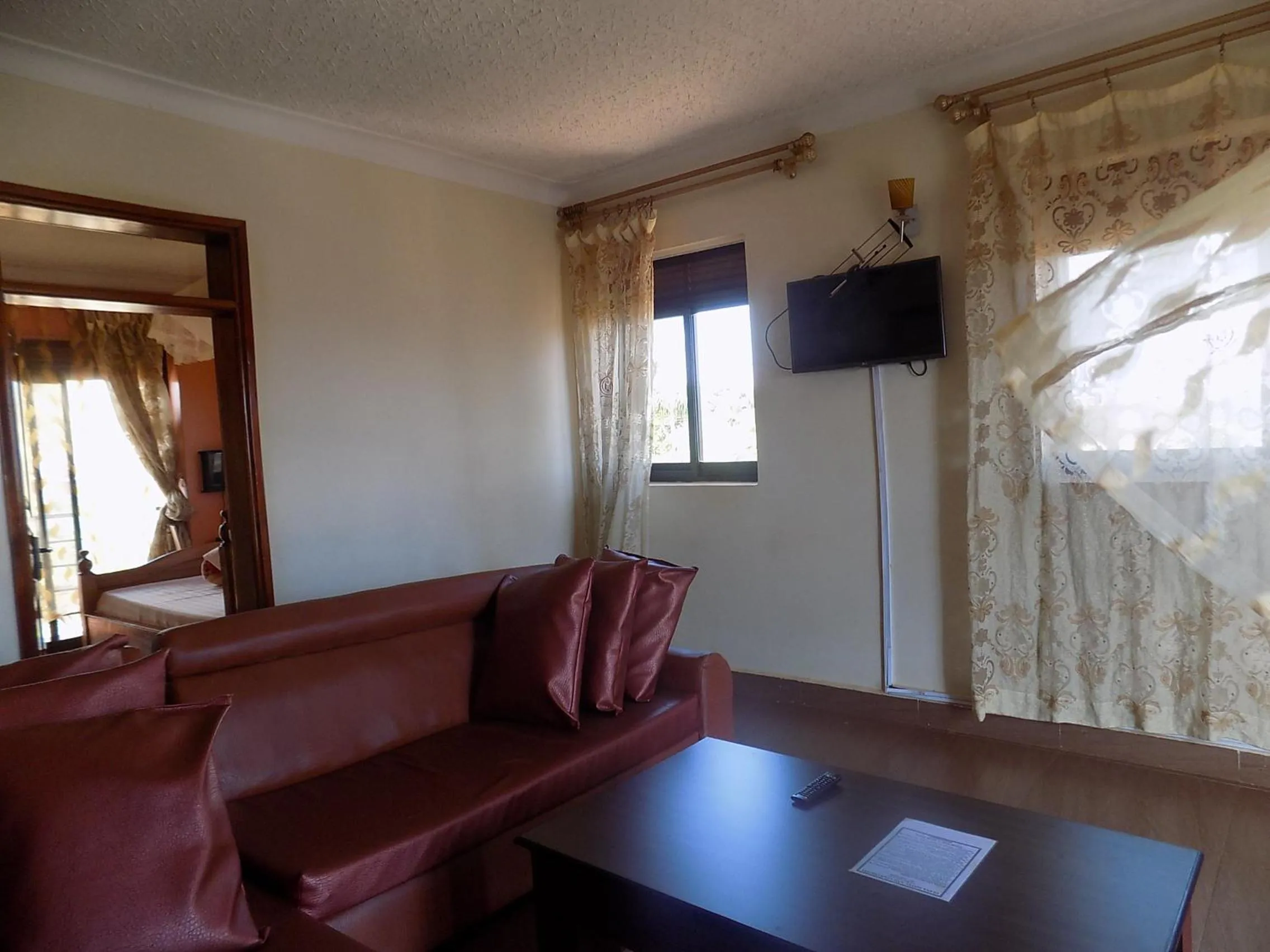 Living room in Olina Hotel and Apartments Kampala
