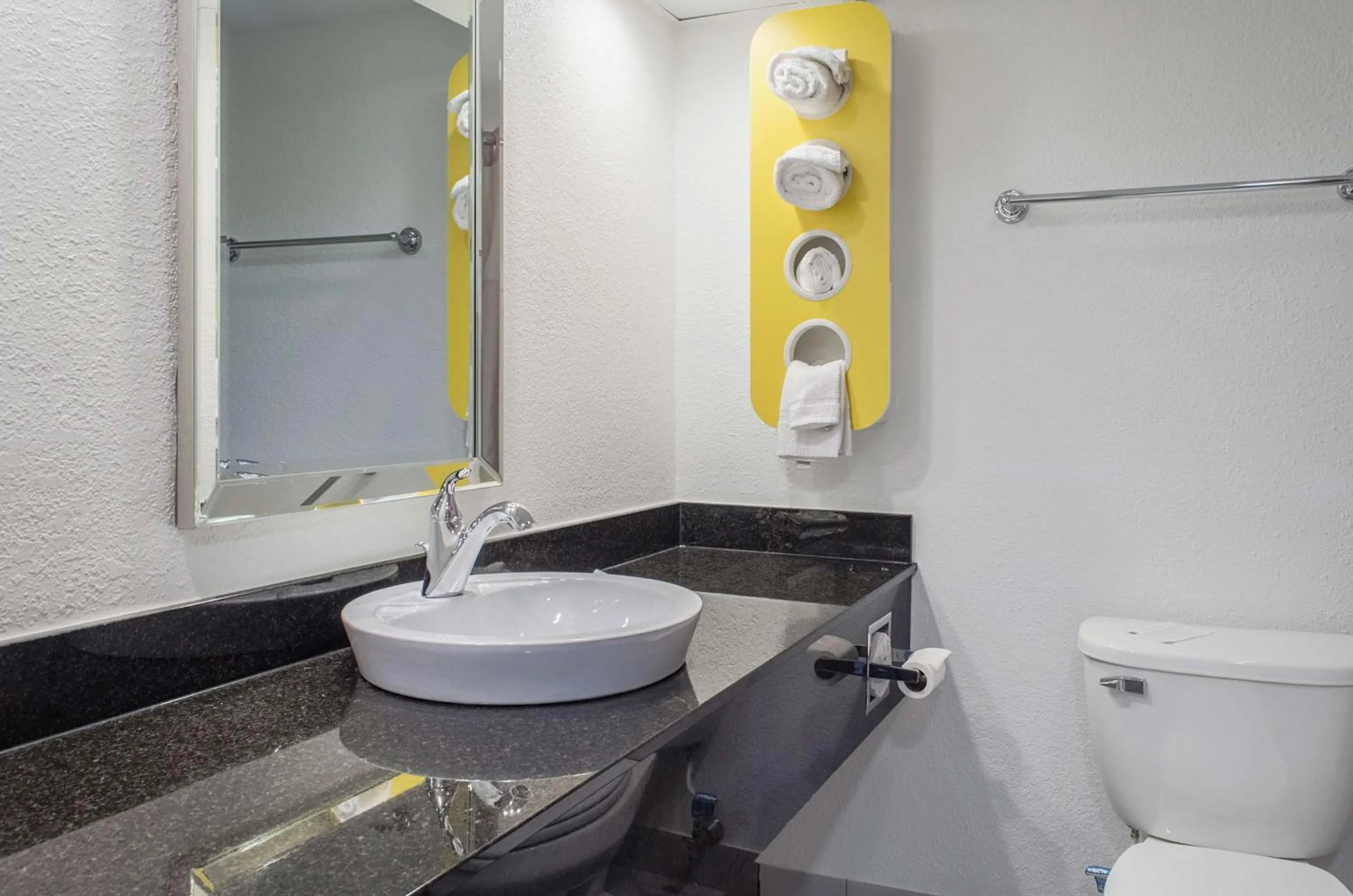 Toilet in Motel 6-Brockton, MA