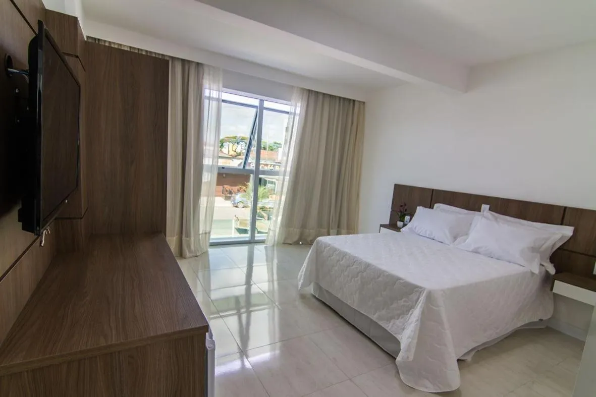 Bed in Itacolomi Hotel