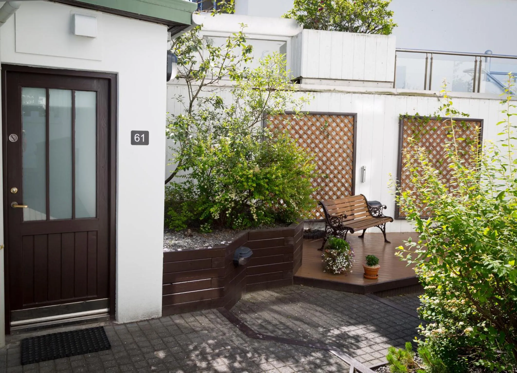 Balcony/Terrace in Castle House Luxury Apartments