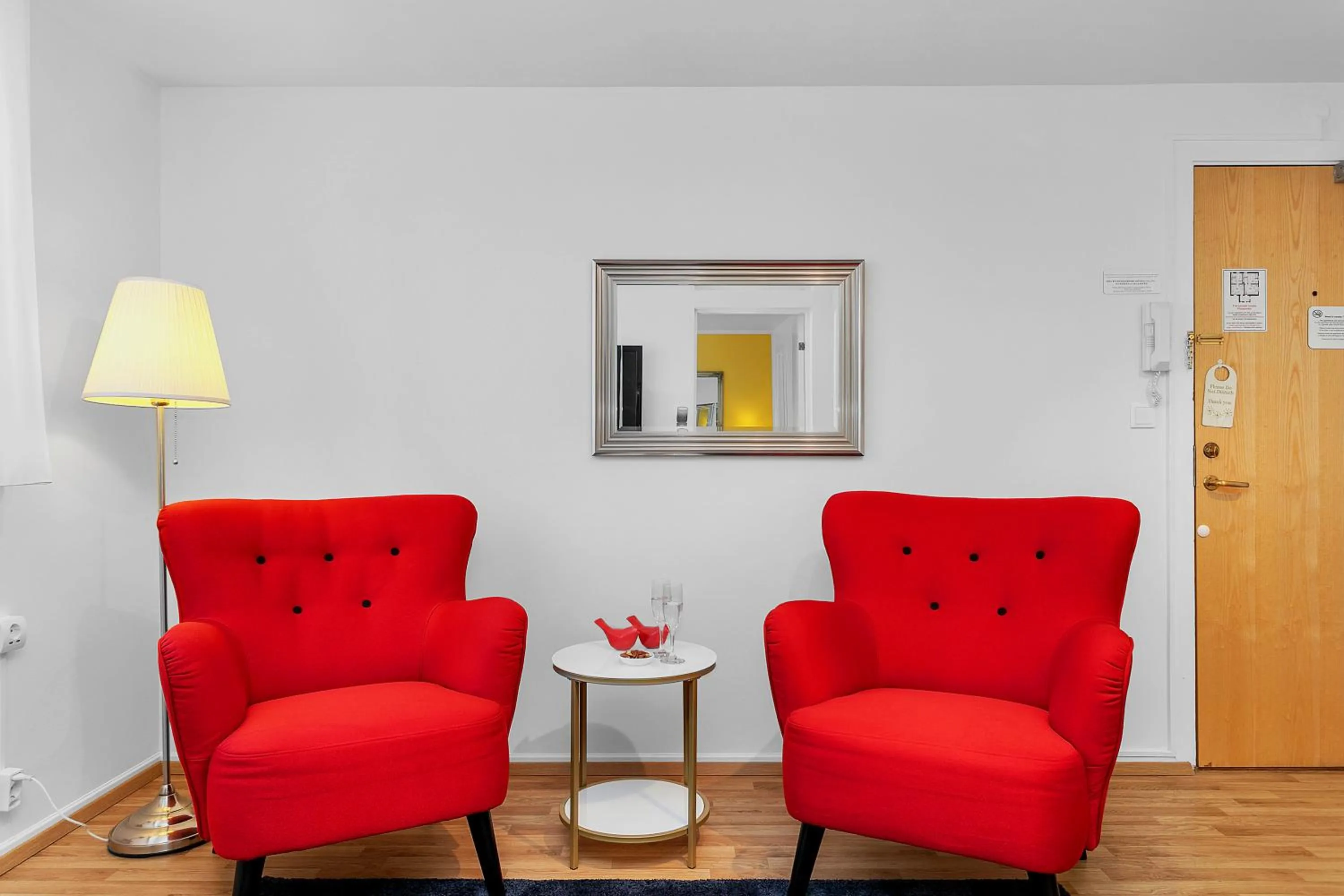 Living room in Castle House Luxury Apartments