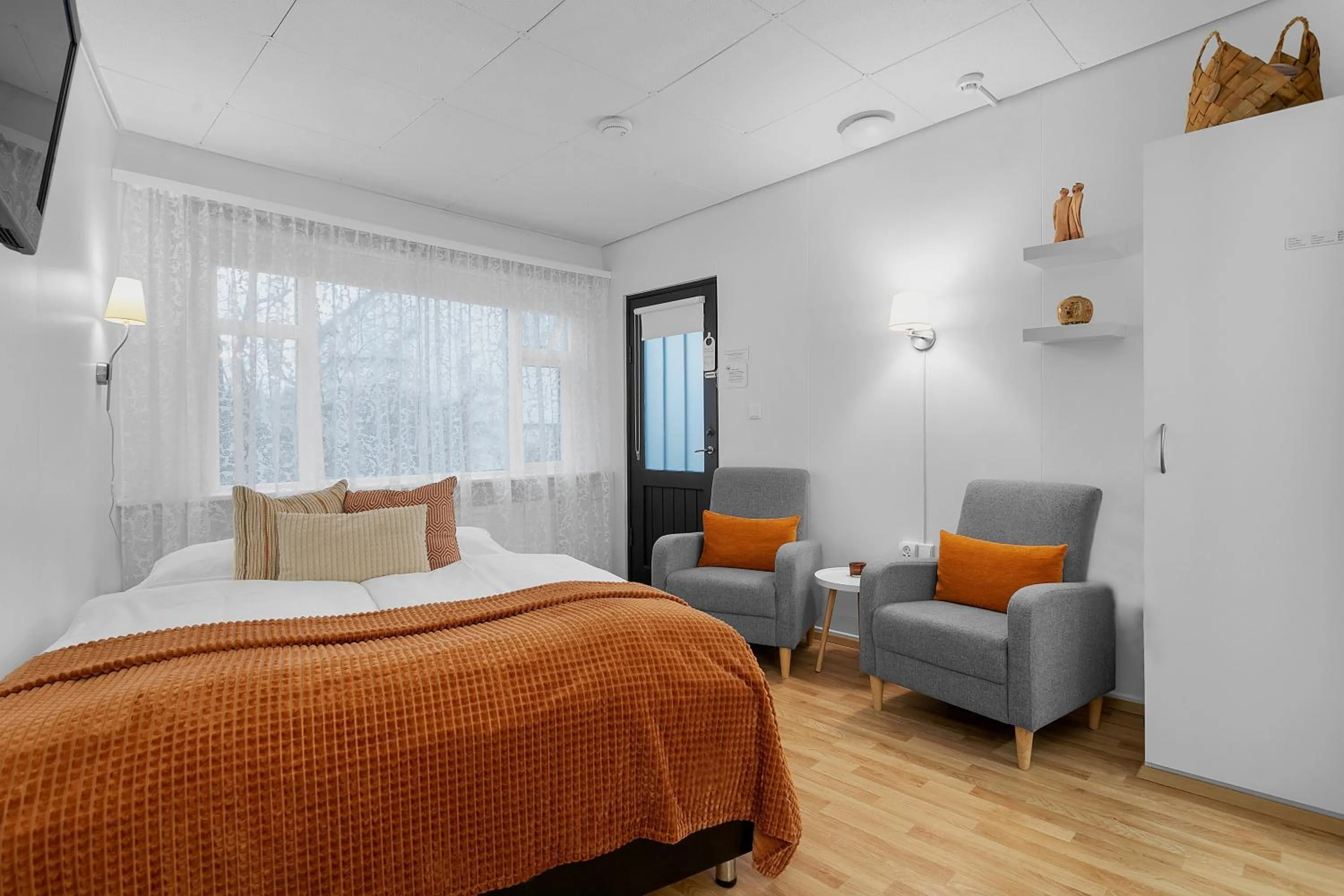 Bed in Castle House Luxury Apartments