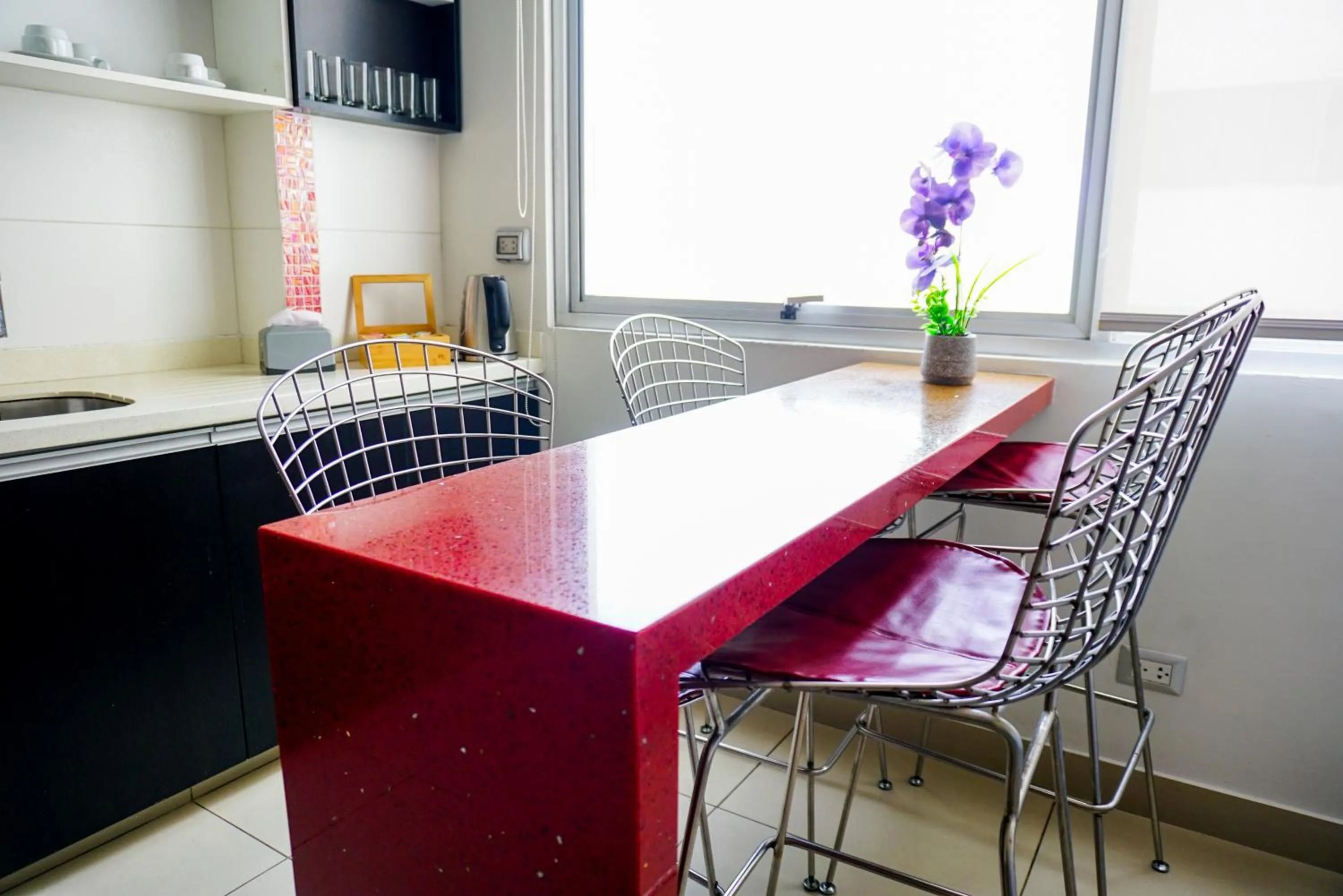 Kitchen or kitchenette in Apart Hotel Petit Palace Suites