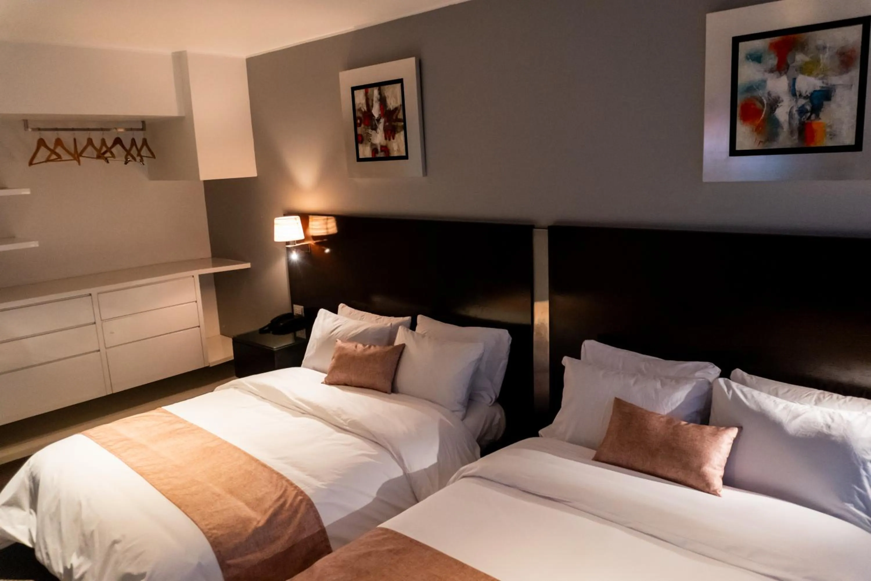 Bed in Apart Hotel Petit Palace Suites