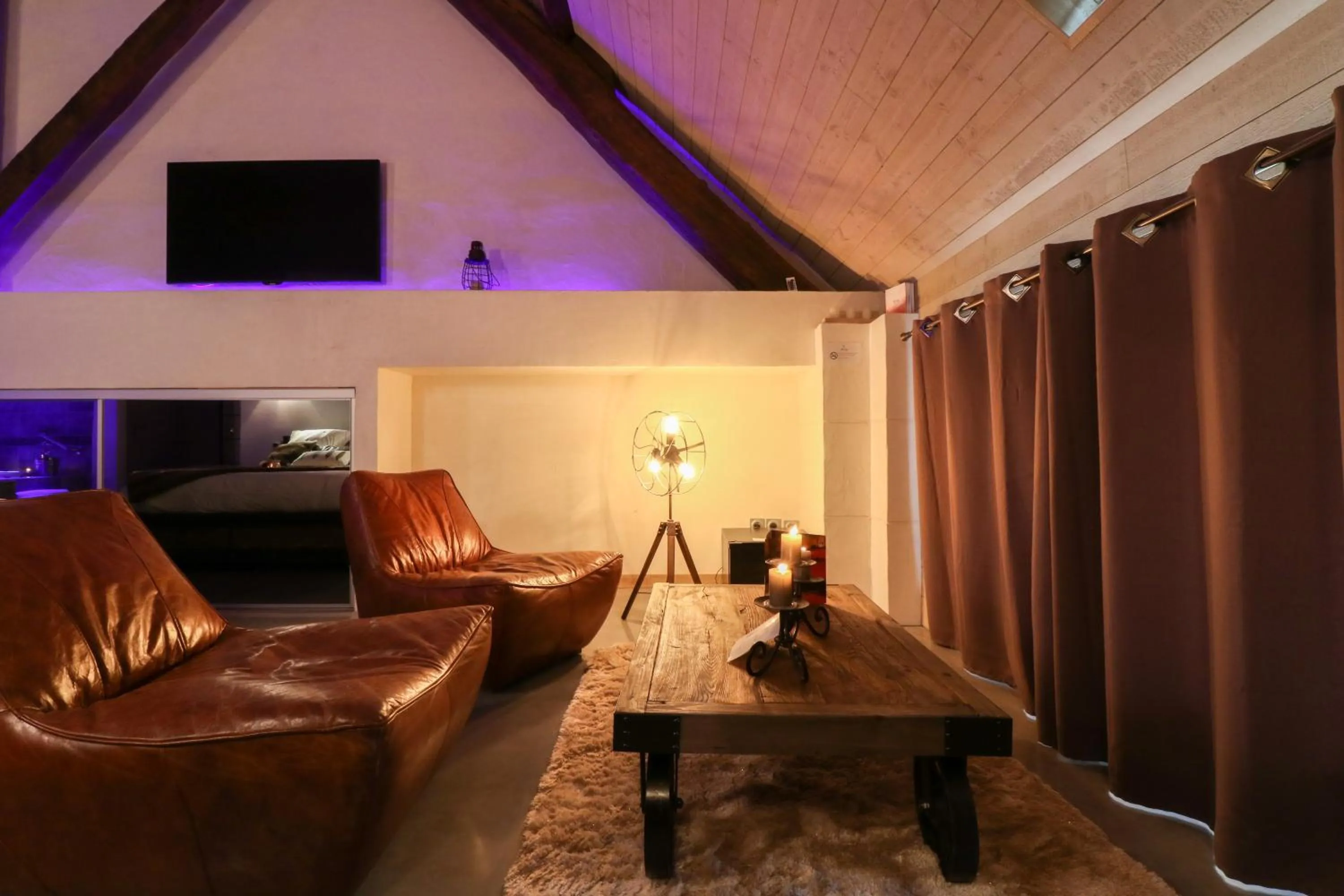 Seating area in Abri Cosy - Suite Romantique en Camargue