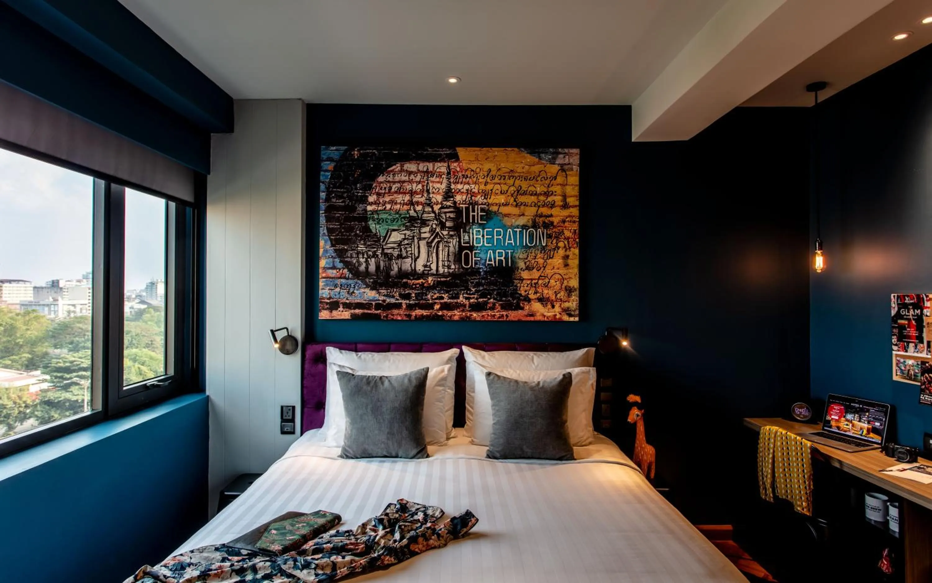 Bedroom, Bed in Hotel G Yangon