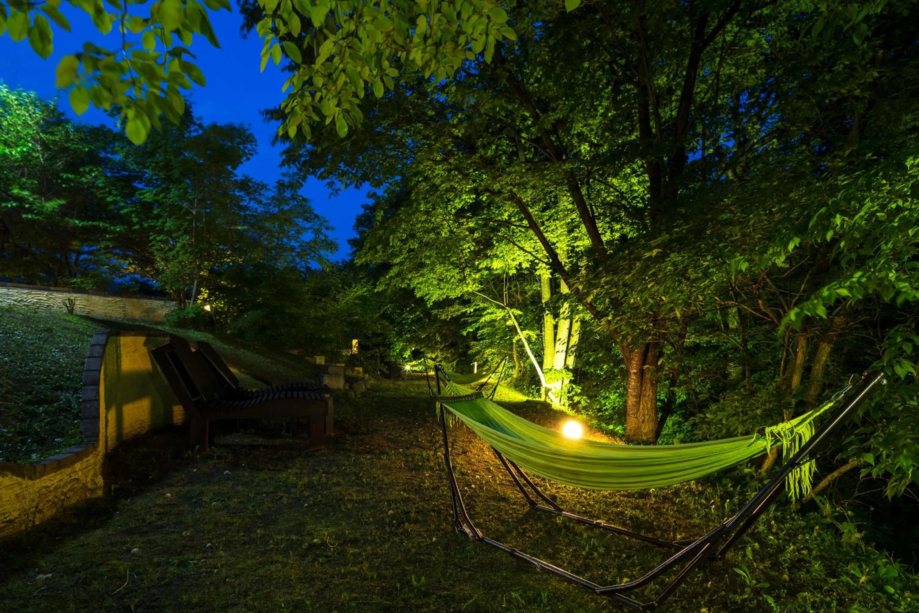 Garden in Asian Camp Resort TAPA