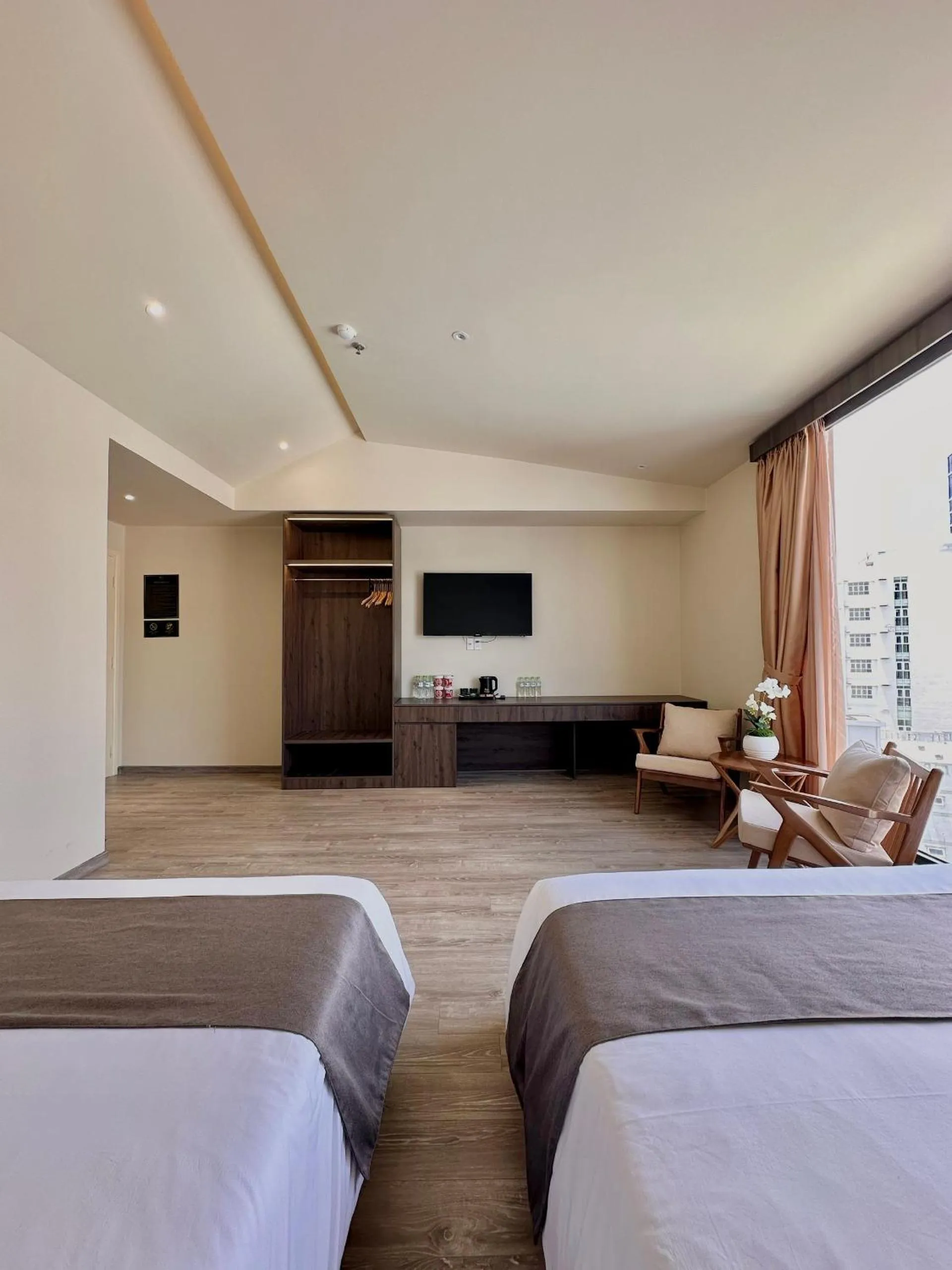 Bed in Hai Long Hotel