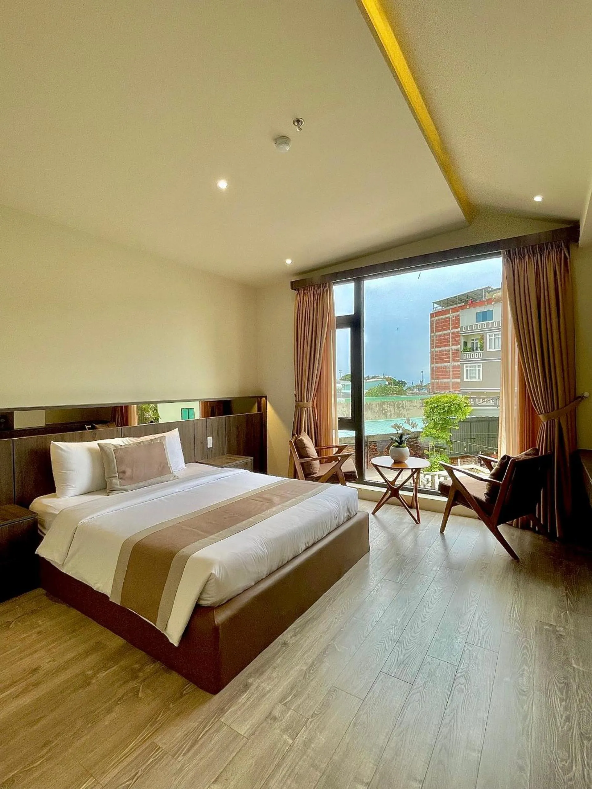 Bed in Hai Long Hotel