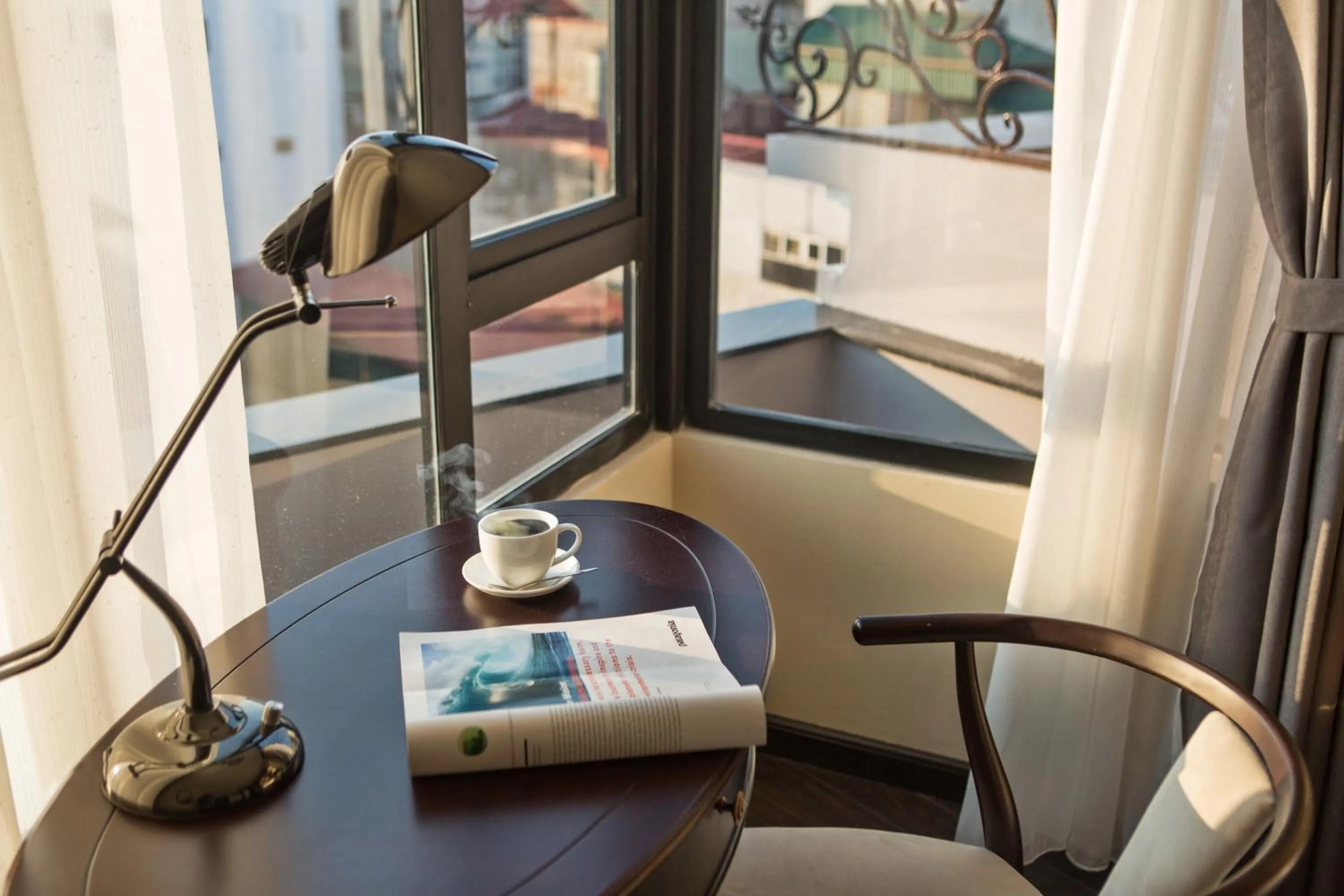 Seating area in Hanoi La Storia Hotel