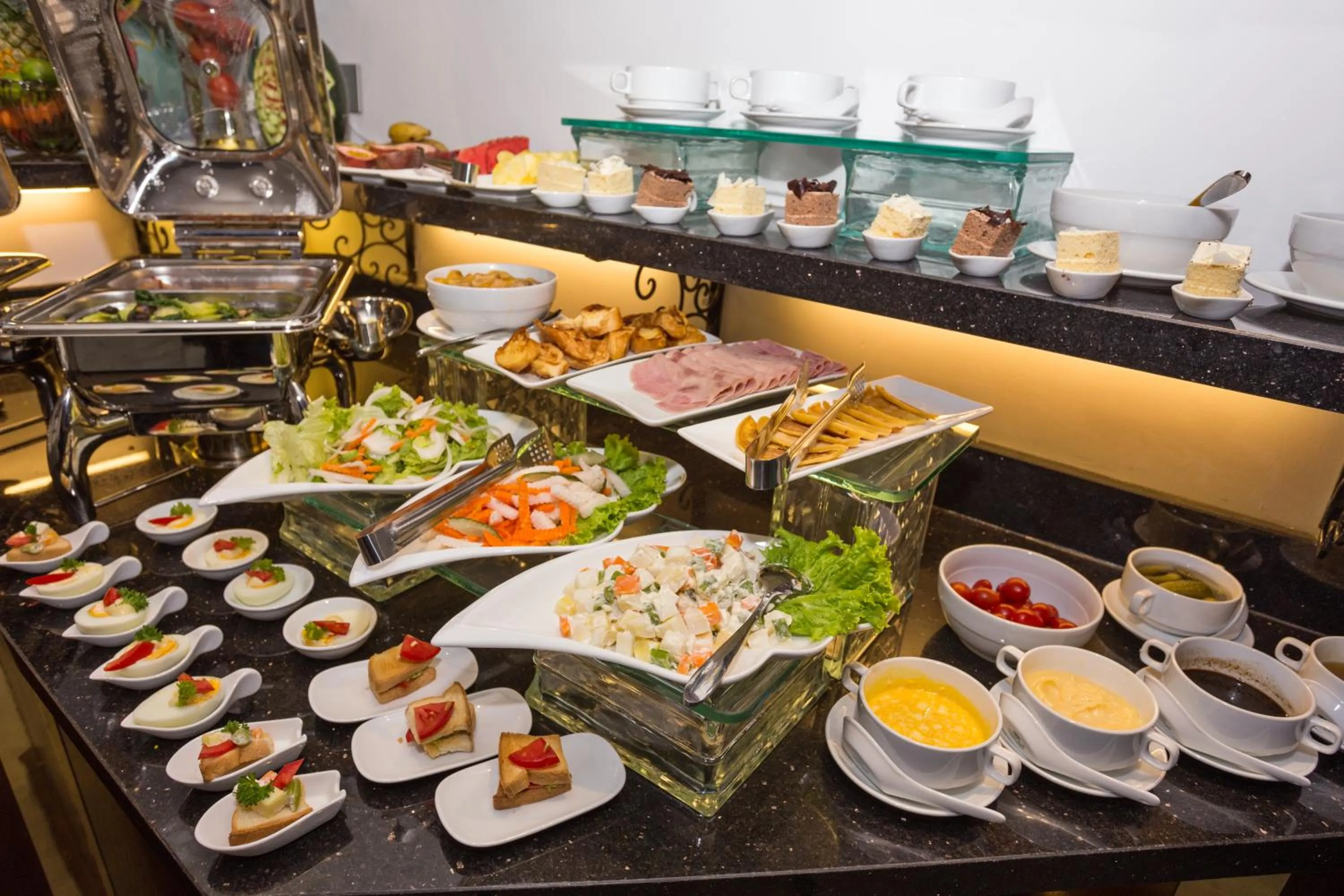 Buffet breakfast in Hanoi La Storia Hotel