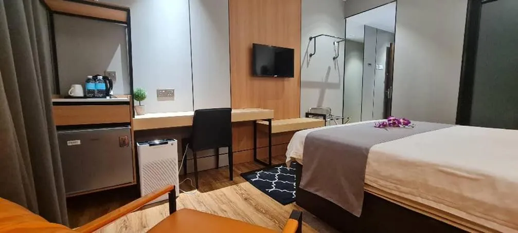 Bed in Extreme Boutique Hotel