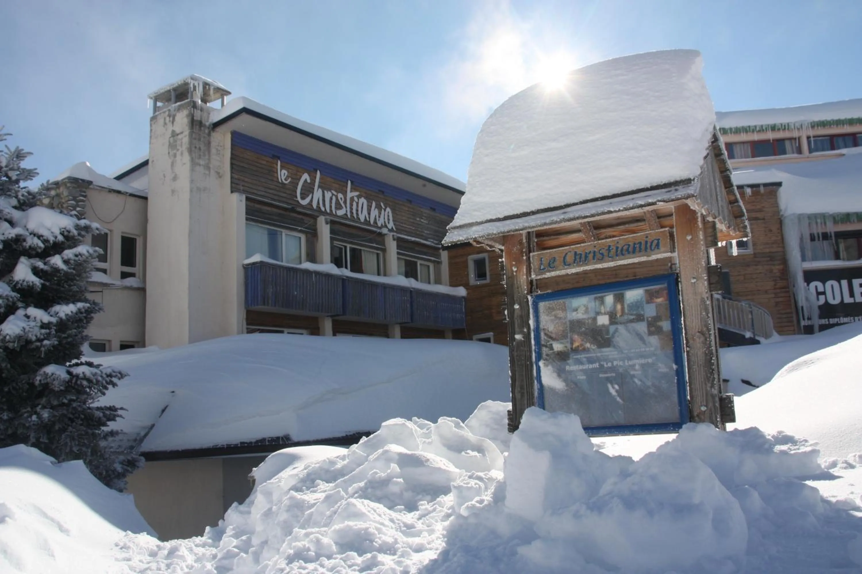 Patio in Le Christiania