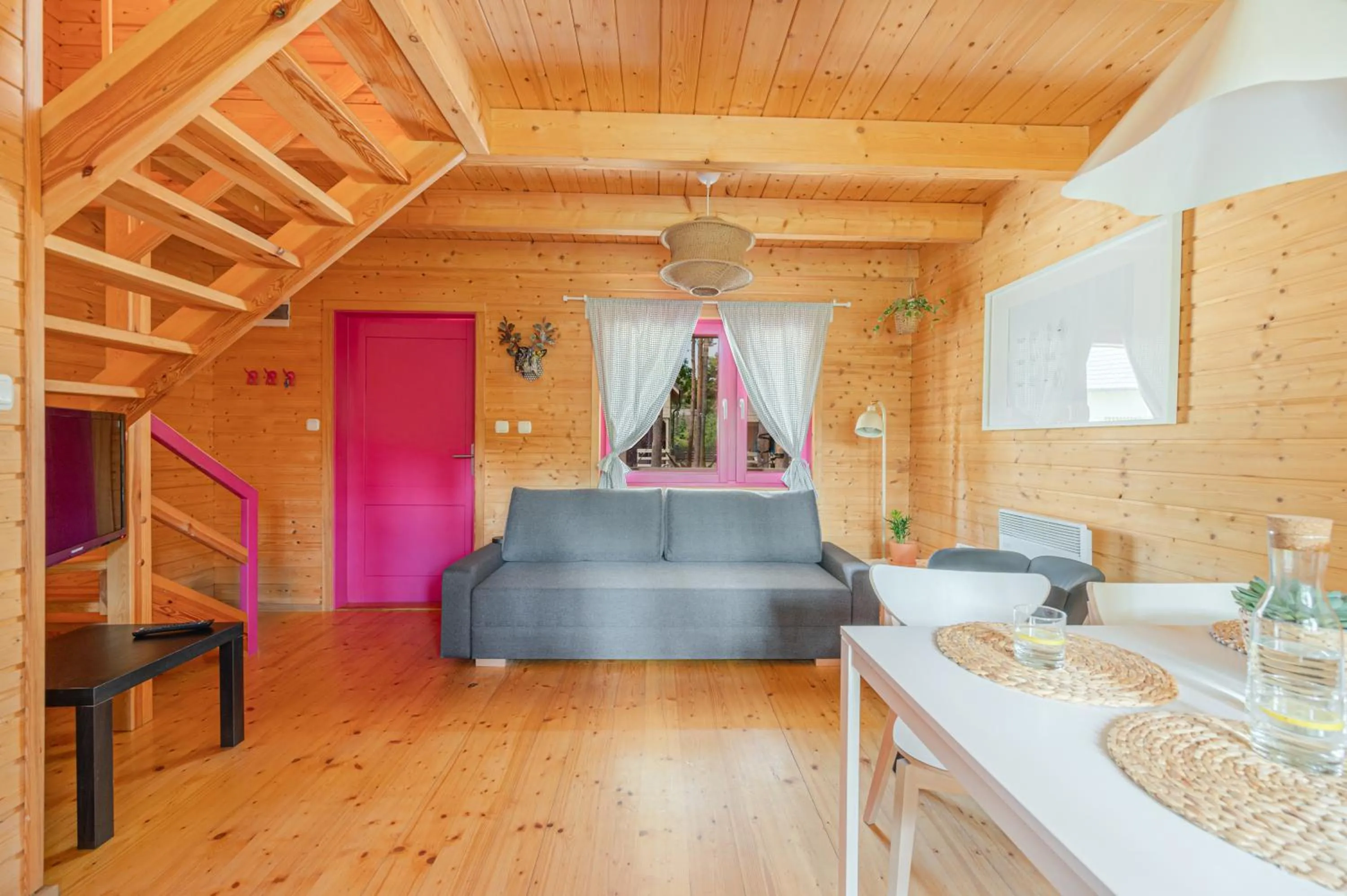 Kitchen or kitchenette in Kolorowe Domki